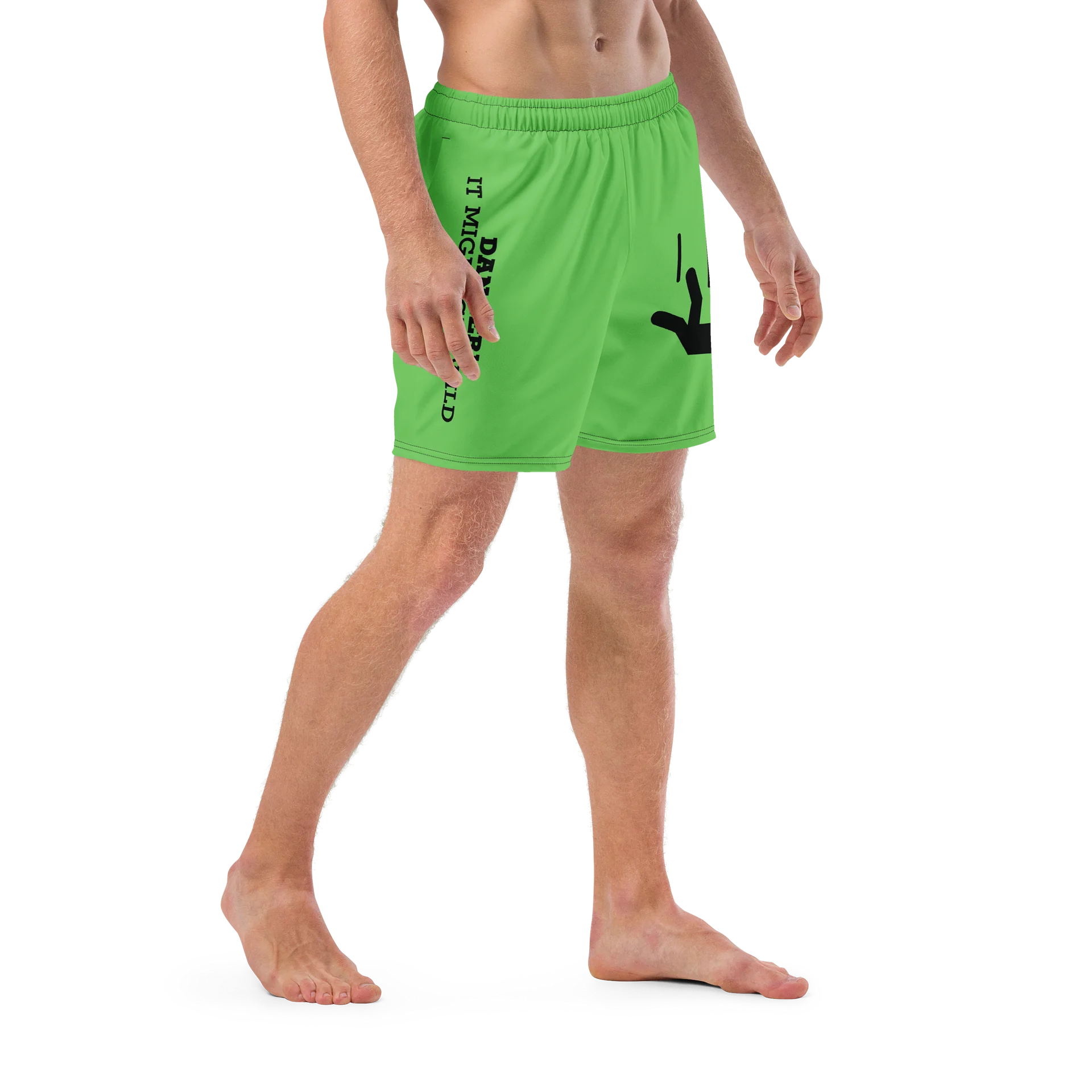 DANGER! - Green/Black Swim Trunks product image (6)