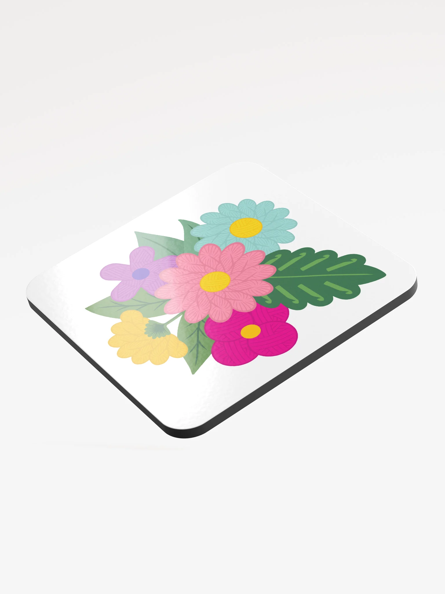 Floral Yarn Coaster - Crochet product image (3)