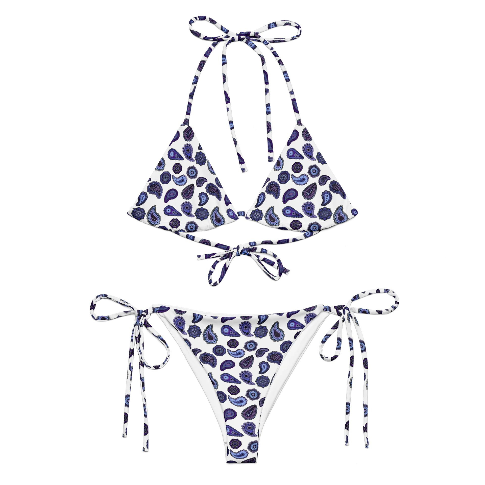 Trippy String Bikini Blue Set product image (2)