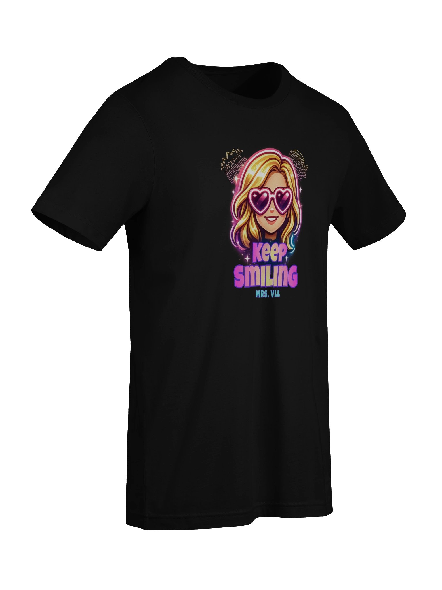 Mrs. VLL Keep Smiling T-Shirt product image (50)