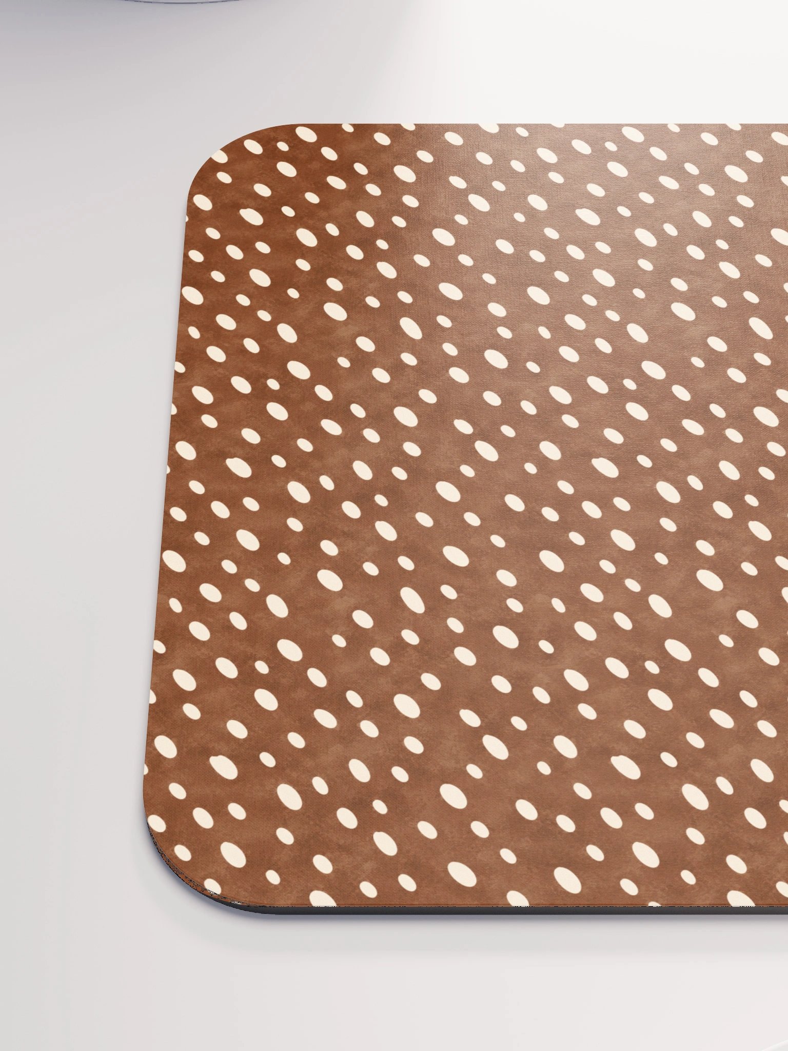 Cocoa Fawn Mouse Pad — Brown & Cream Deer Print product image (6)
