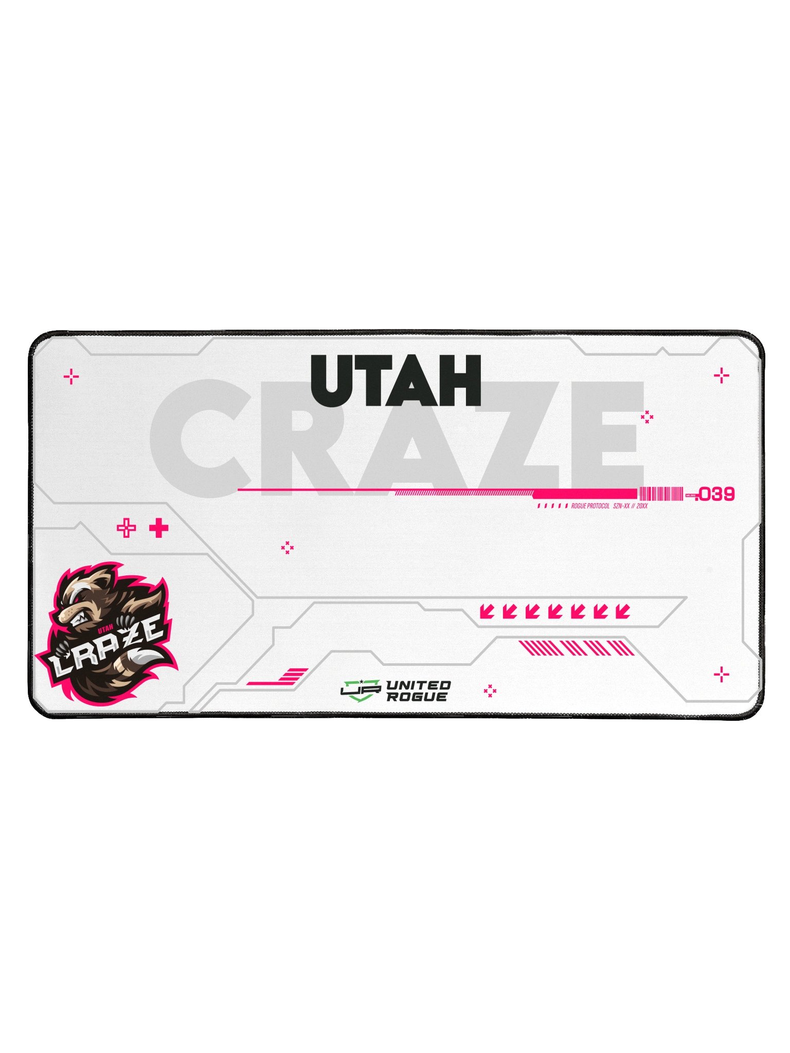 Utah Craze White Desk Mat product image (1)