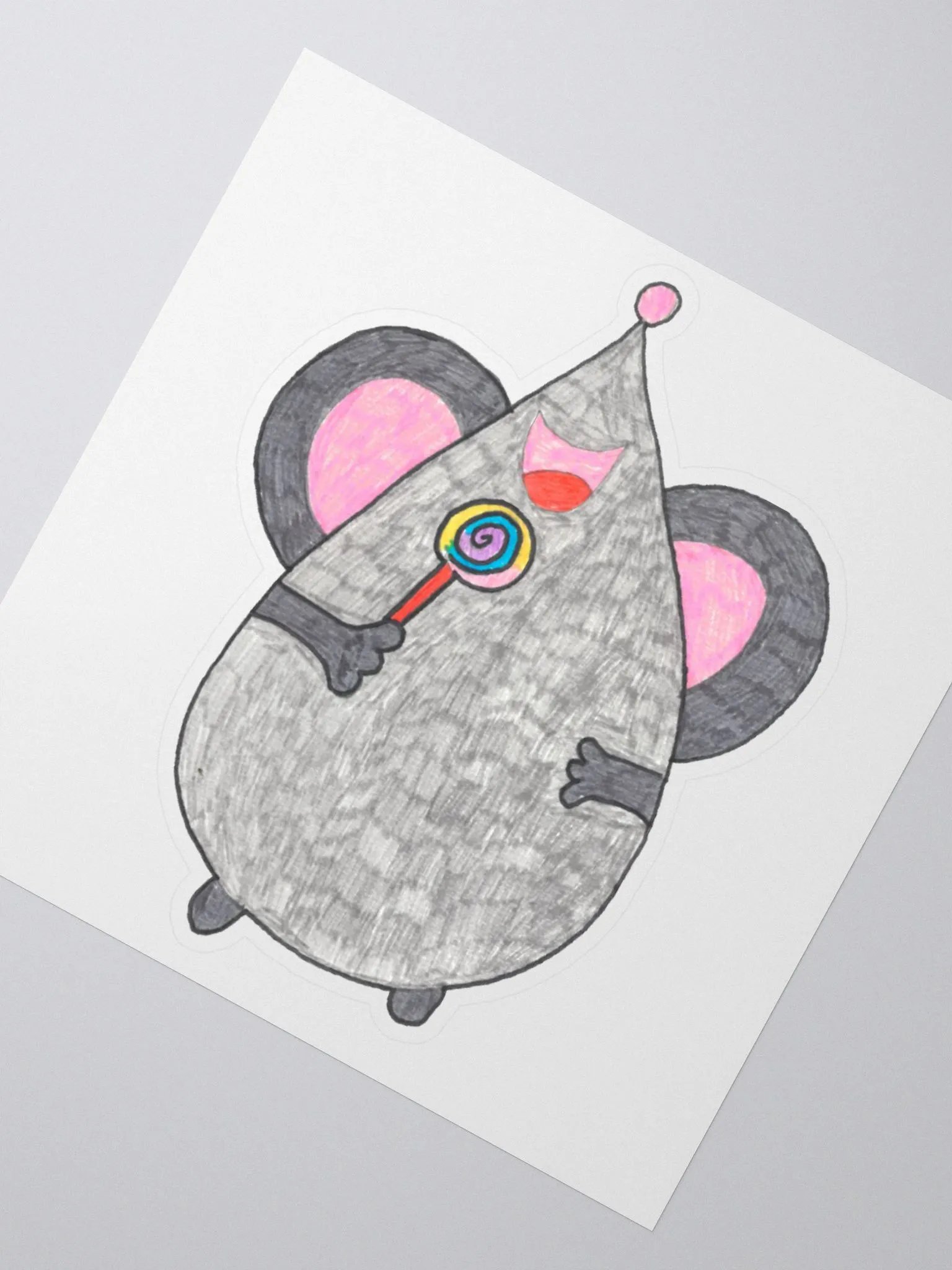Lollipop mouse sticker product image (2)