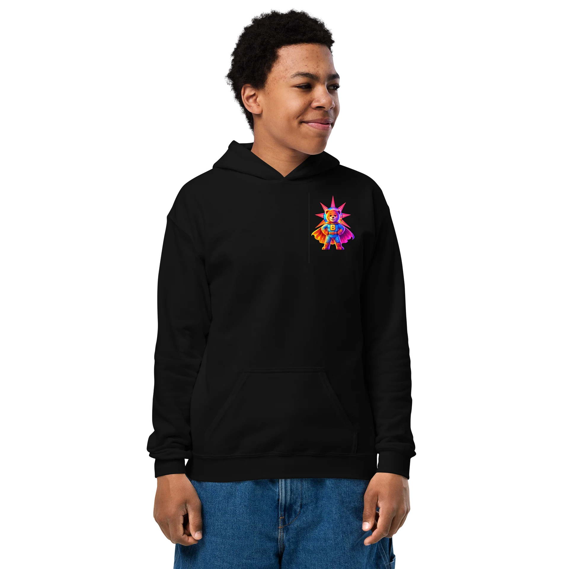 Bobzie™ Superhero Hoodie – Kindness Is My Superpower by FayzieBobs product image (1)