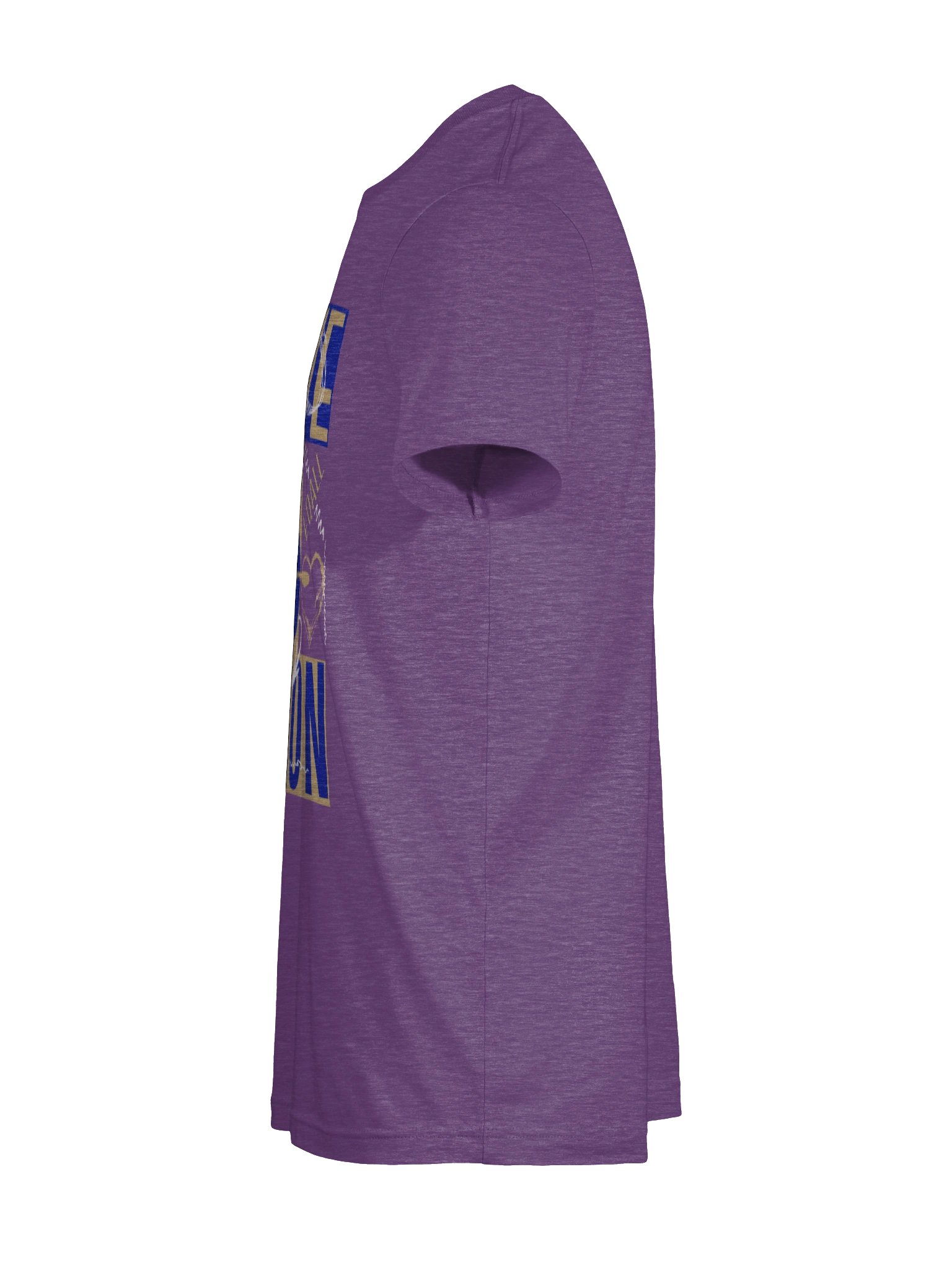 Love is Action! Bella + Canvas Unisex T-shirt_ EQALL® Originals_Pop Blue product image (11)