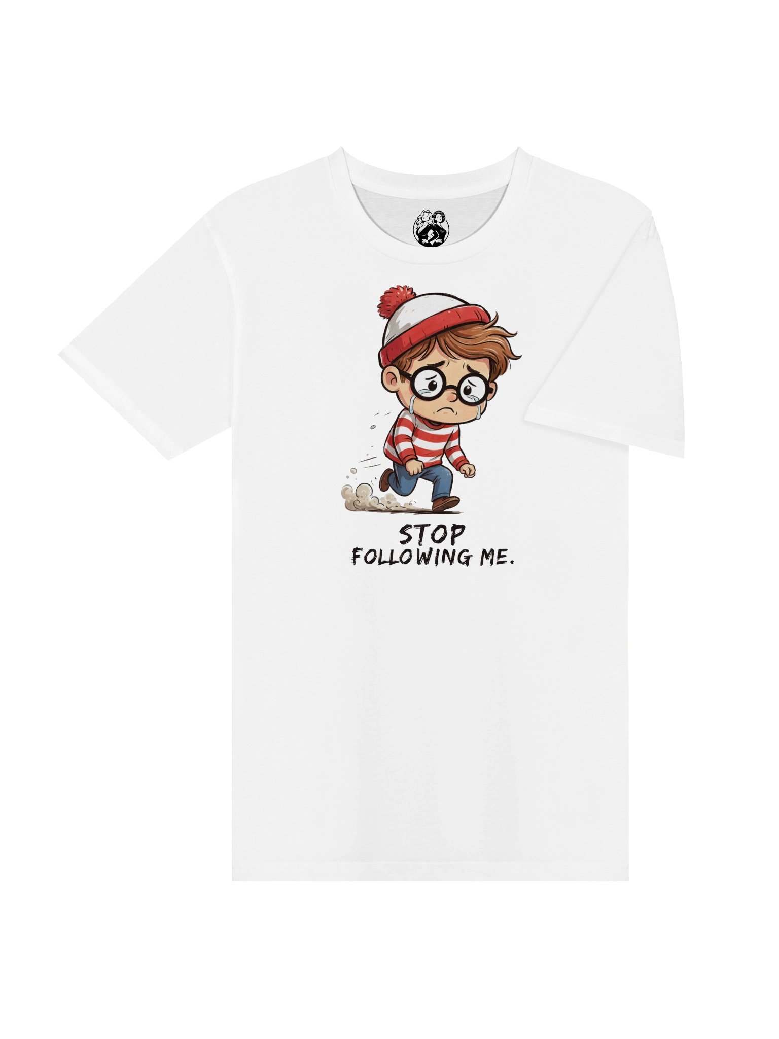 Stop Following Me Cartoon Tee product image (15)