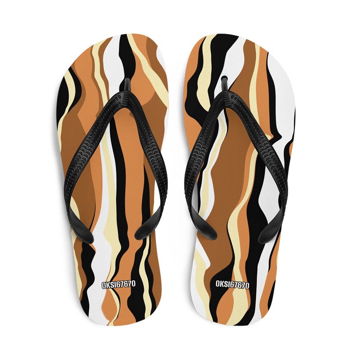 Undulating Stripes Custom Flip-Flops product image (2)