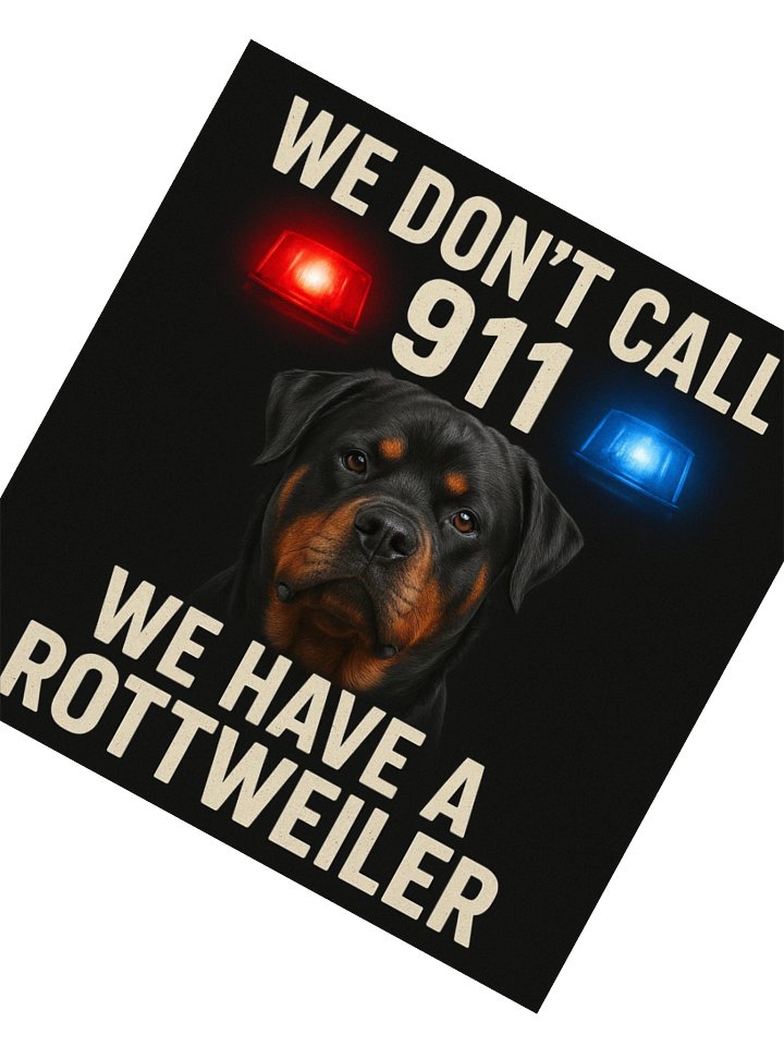 Guardian Rottweiler Kiss Cut Sticker product image (5)