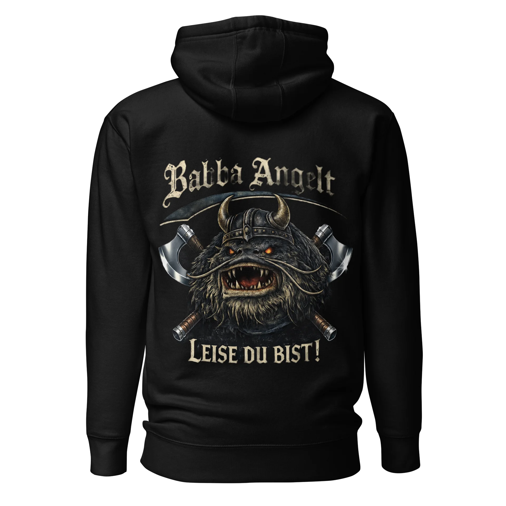 🔥 Fierce Angler – Unisex Premium Hoodie (Rückenprint) product image (1)