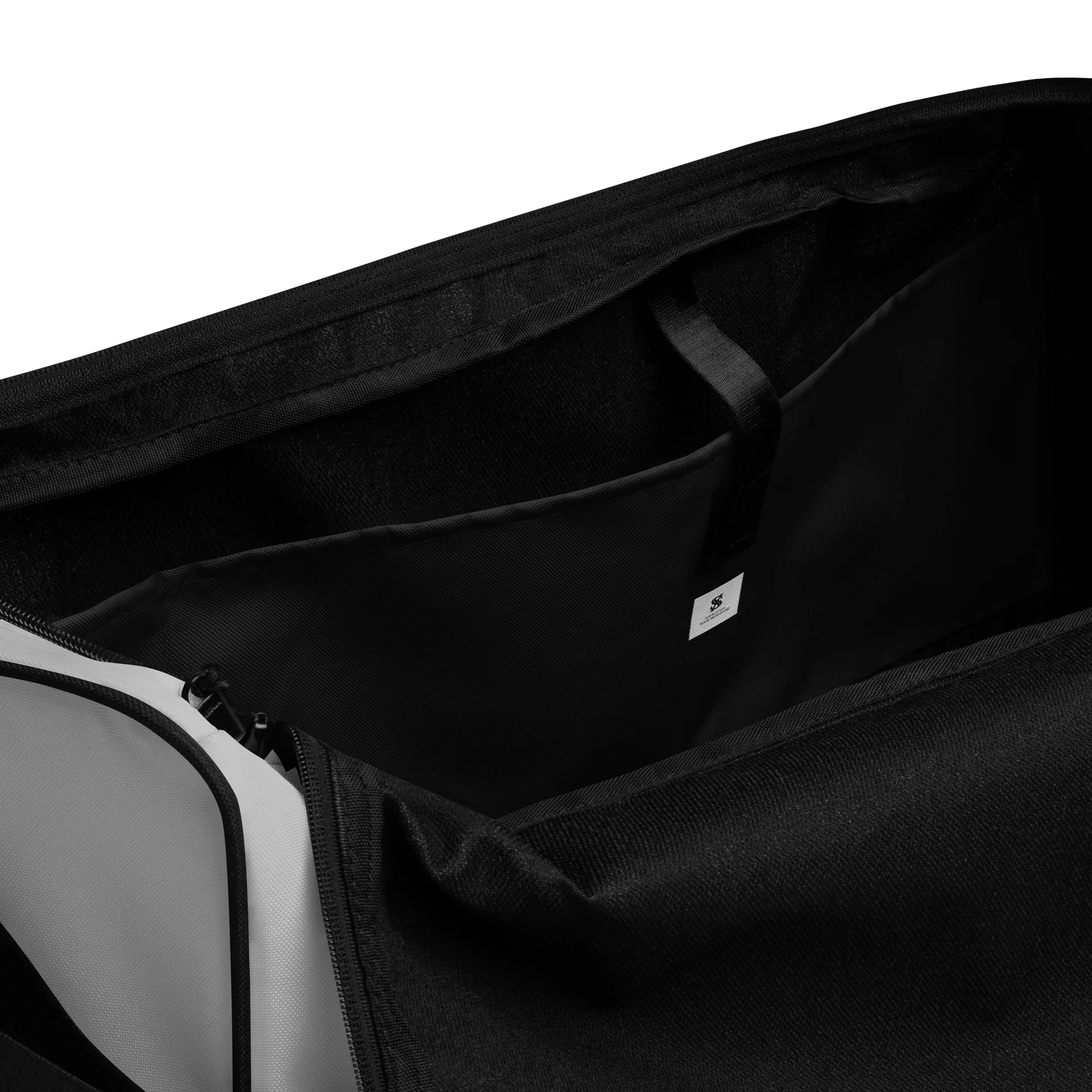Minimal Gray All-Over Print Duffle Bag product image (7)