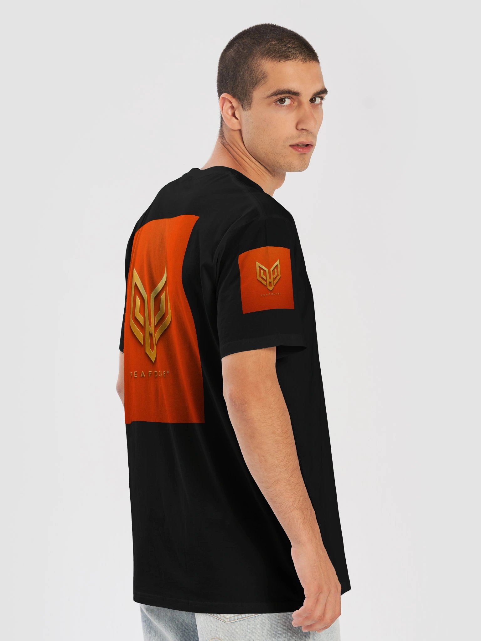 PEAFDOVE® Orange Sigil Shirt product image (8)