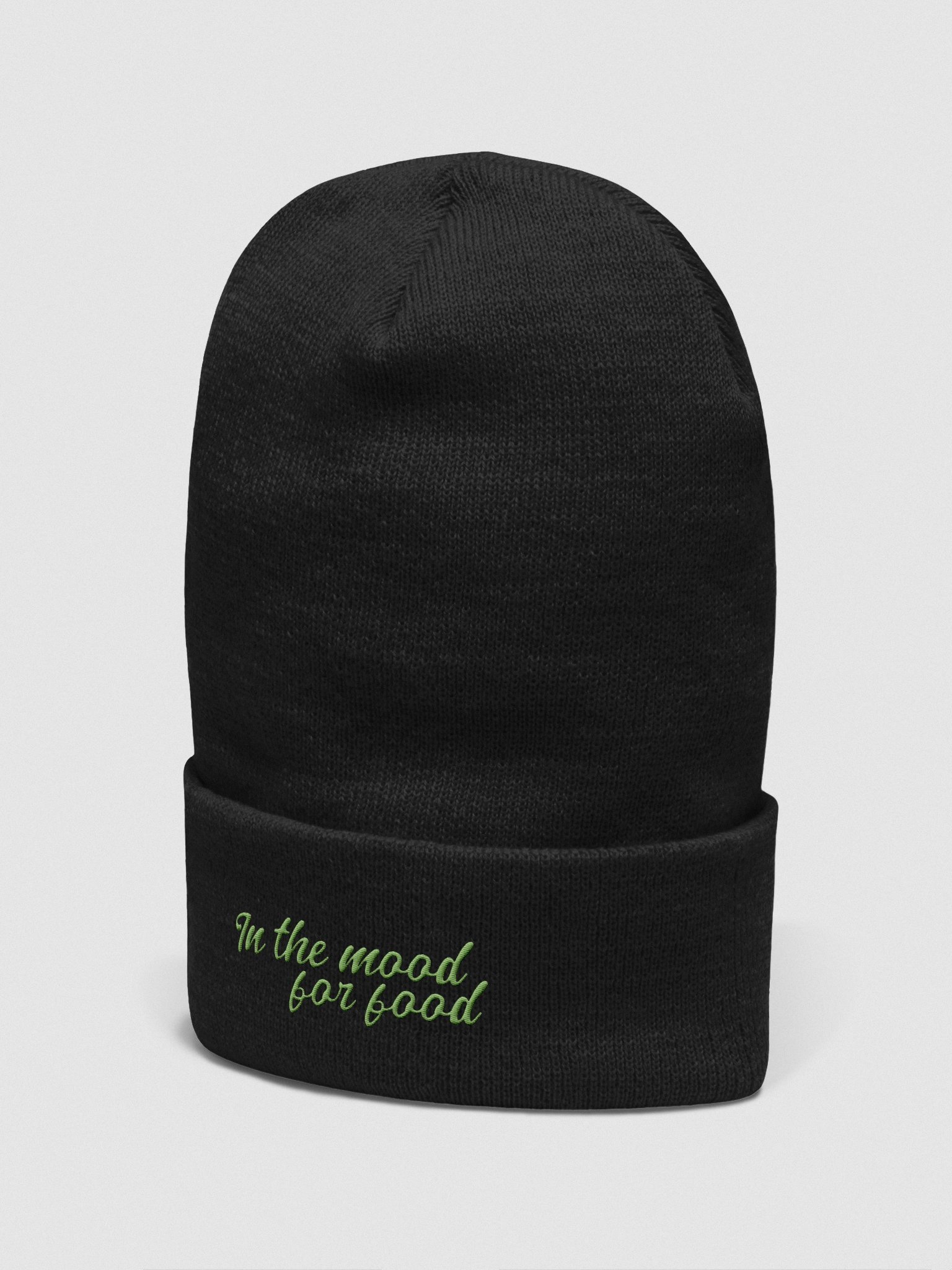 In The Mood For Food – Cuffed Beanie – Olive product image (3)