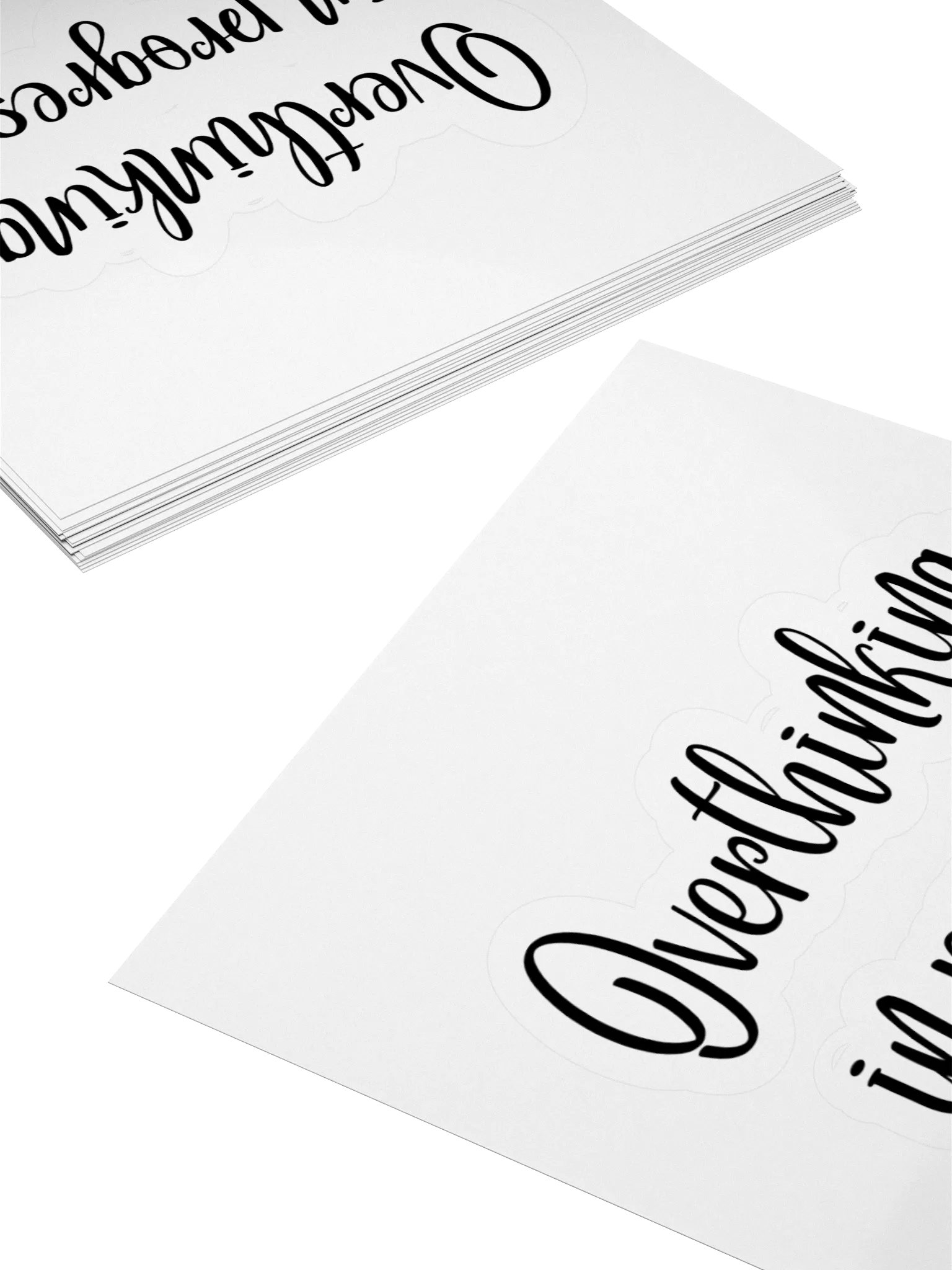 Overthinking in progress Sticker product image (12)