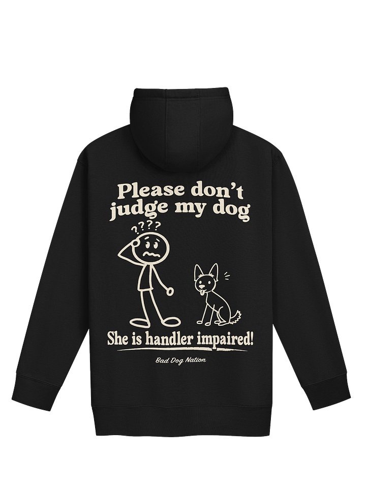 Handler impaired (female dog) - Premium Adult Unisex Hoodie product image (5)