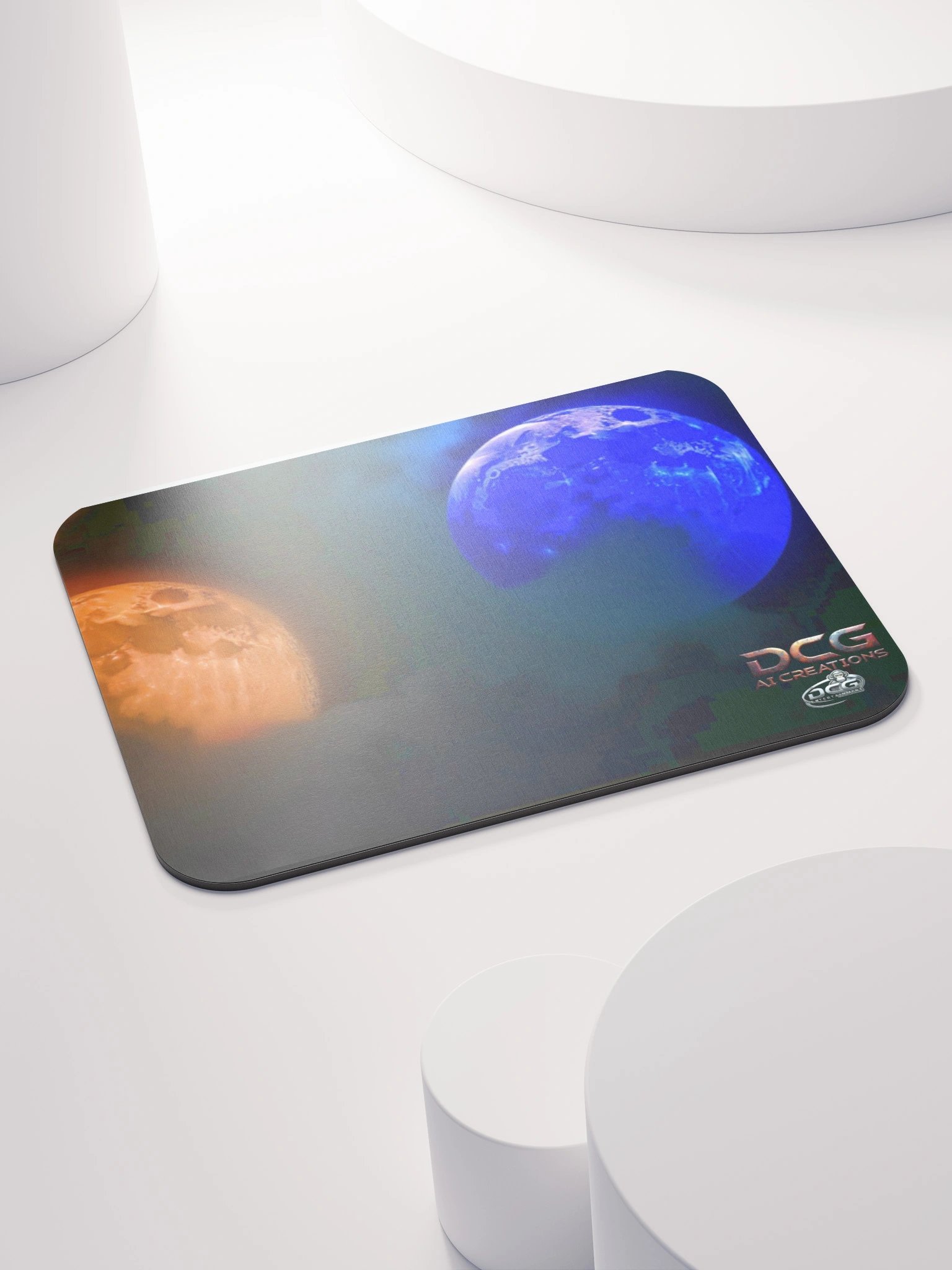 Celestial Dual Moon Mouse Pad product image (4)