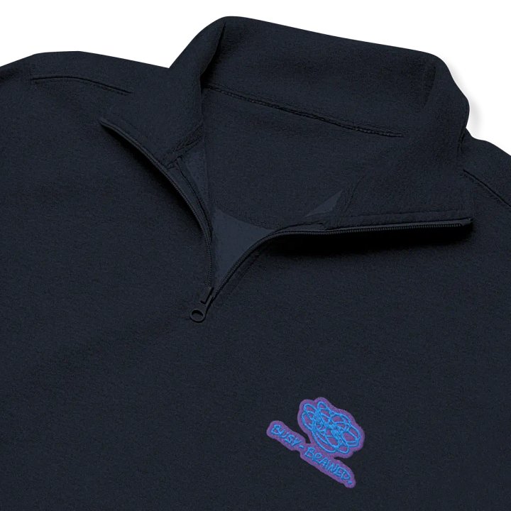 BUSY-BRAINED (violet design) embroidered quarter zip product image (11)