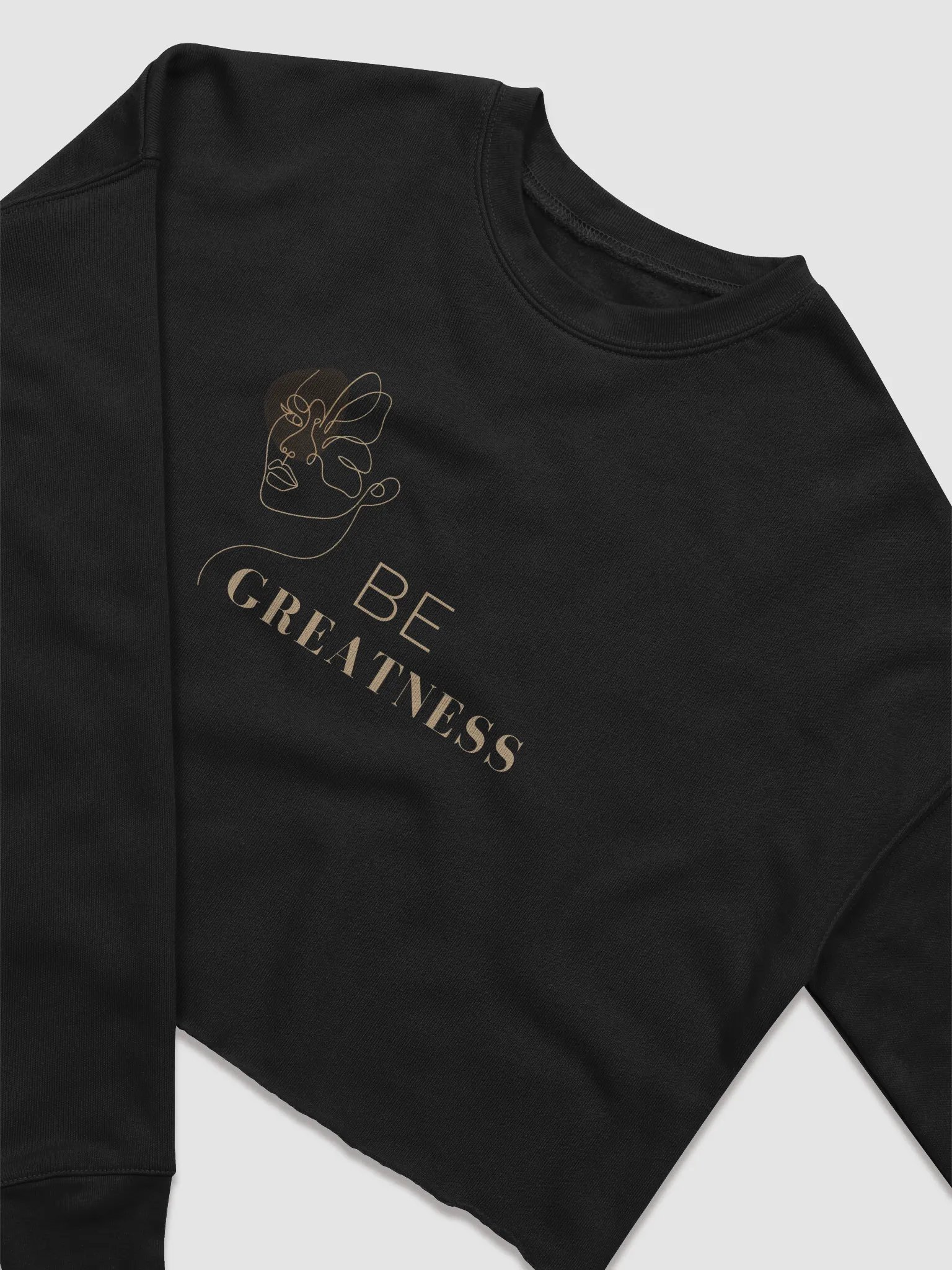 Women's Fleece Crop Sweatshirt BCFB0114 product image (6)