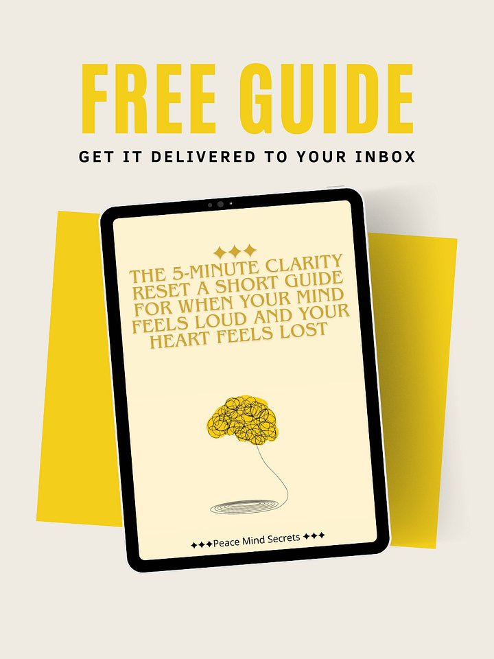 THE 5-MINUTE CLARITY RESET A short guide product image (1)