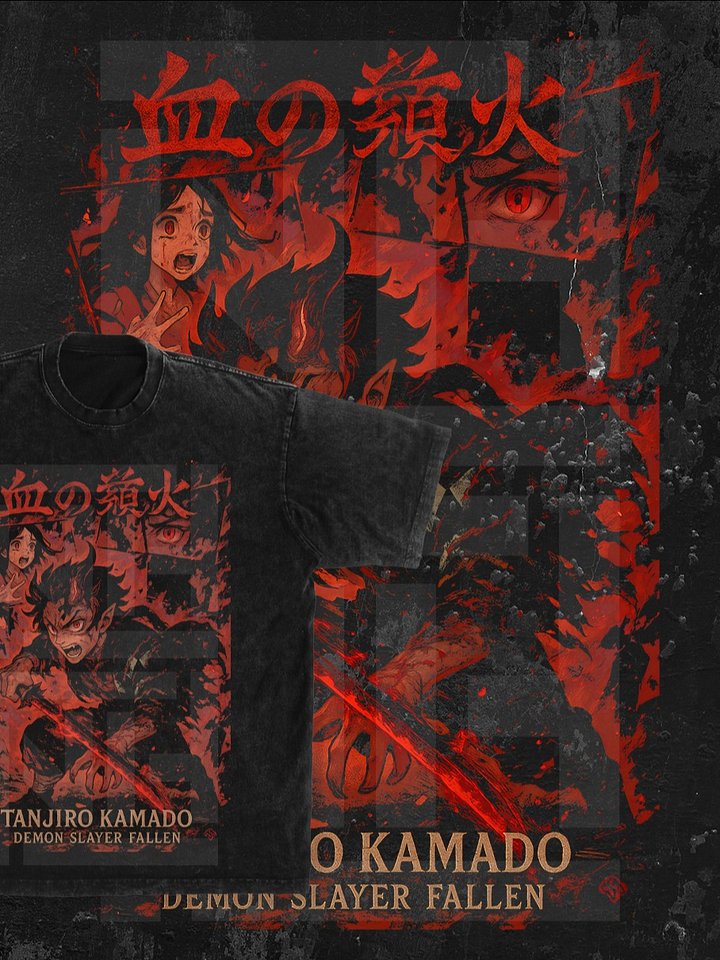 TANJIRO KAMADO Demon slayer | Kimetsu no Yaiba t-shirt PNG design product image (1)