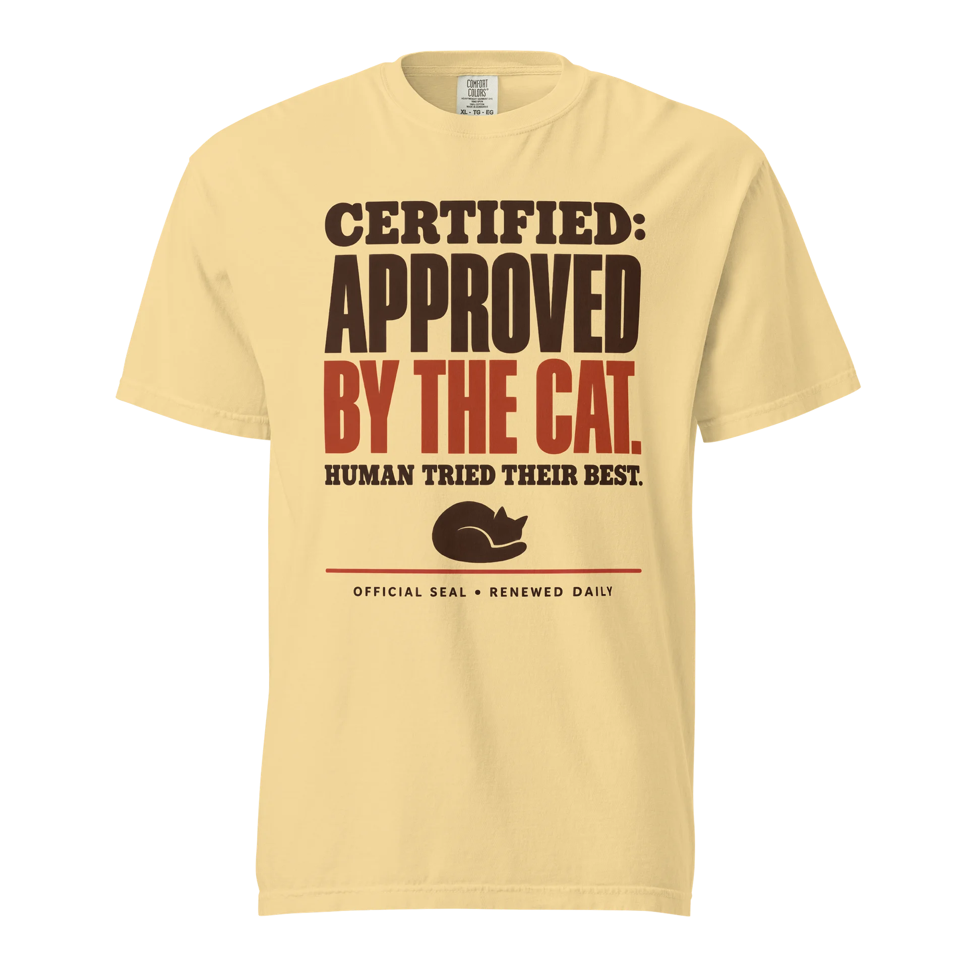 Certified Approved by the Cat Funny Cat Owner Shirt product image (1)