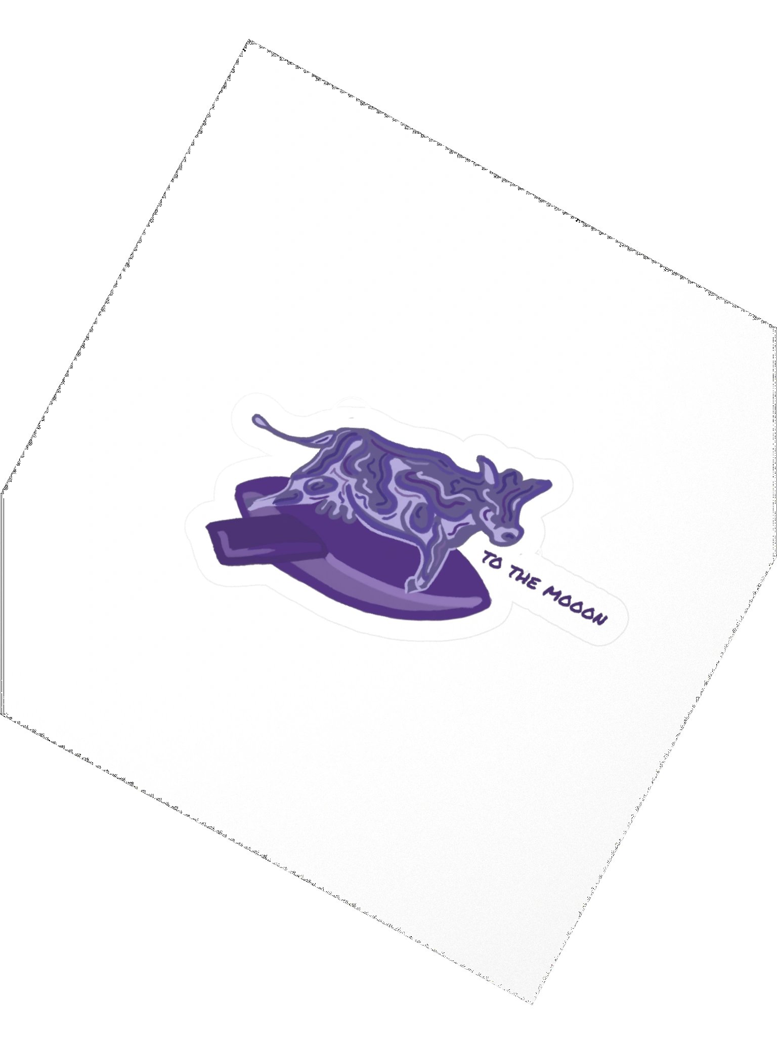 To the Mooon - Sticker product image (2)