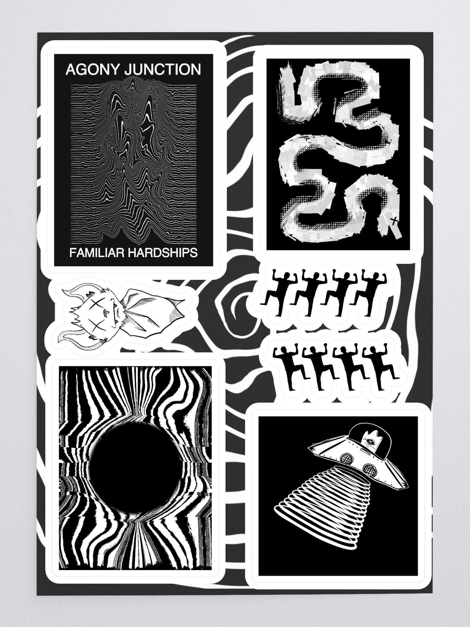 DEATH BY SPRING xx | STICKER SHEET product image (1)