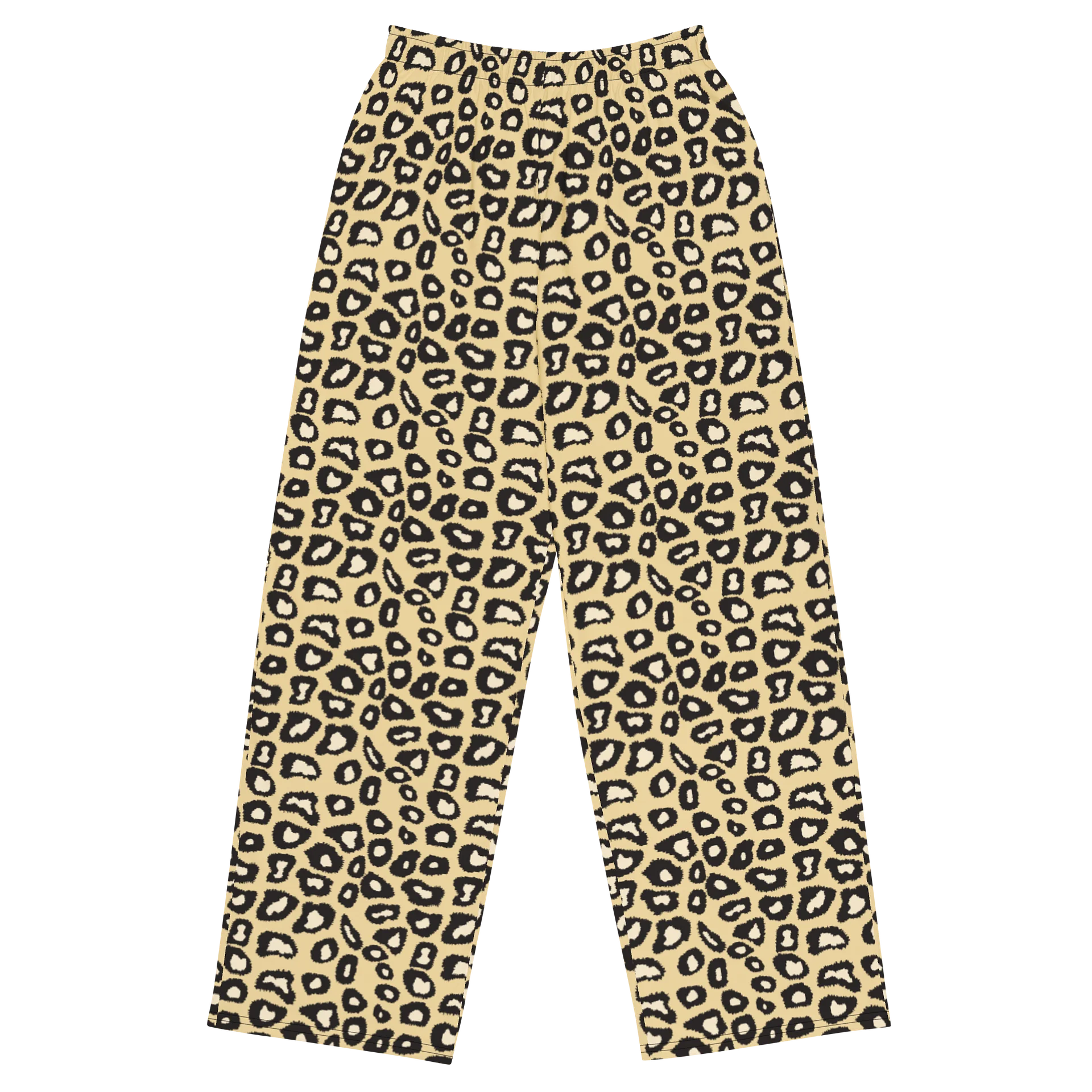 Comfortable Wide-Leg Pants with Bold Animal Print product image (1)