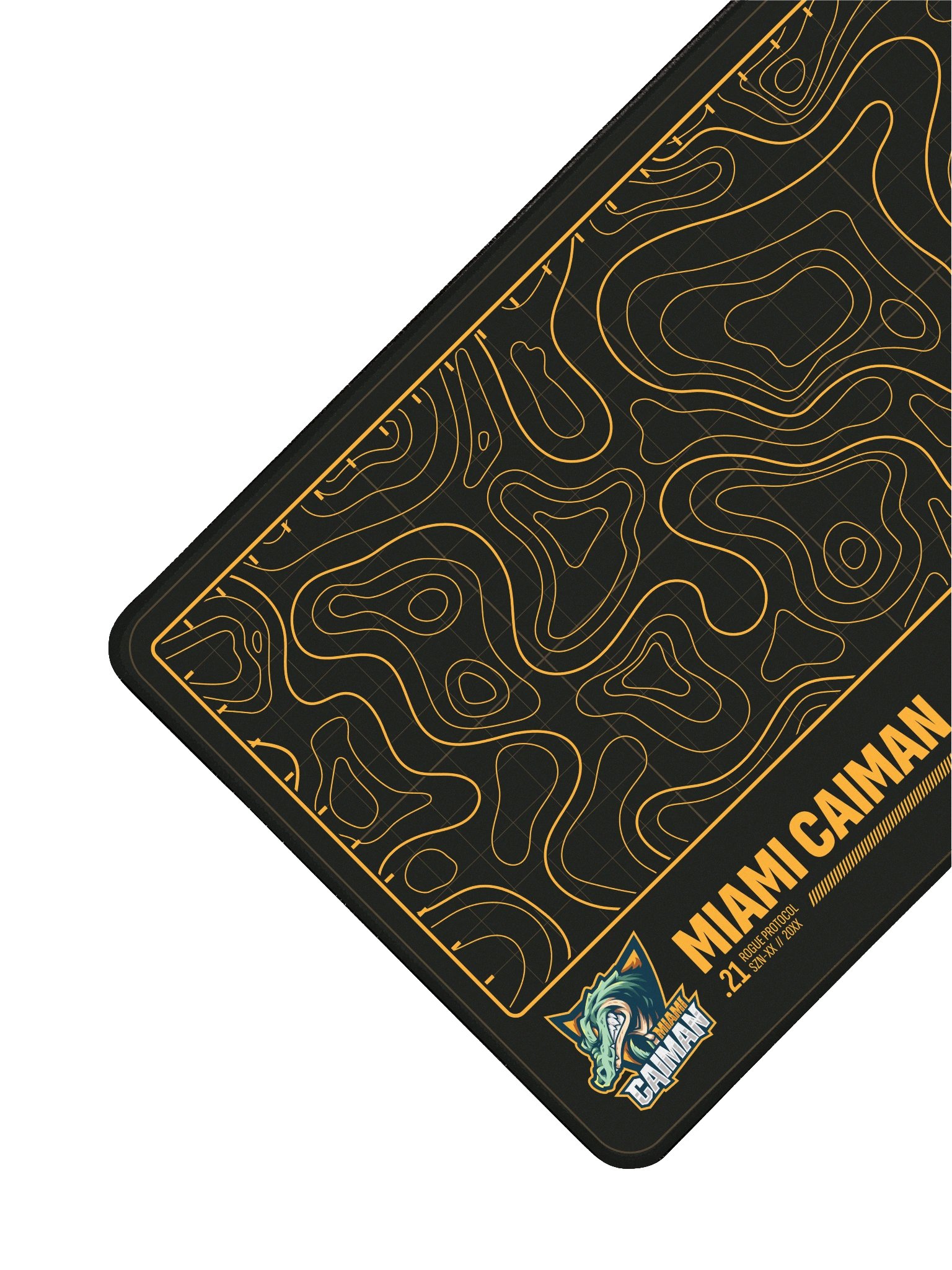 Miami Caiman Map Desk Mat product image (3)