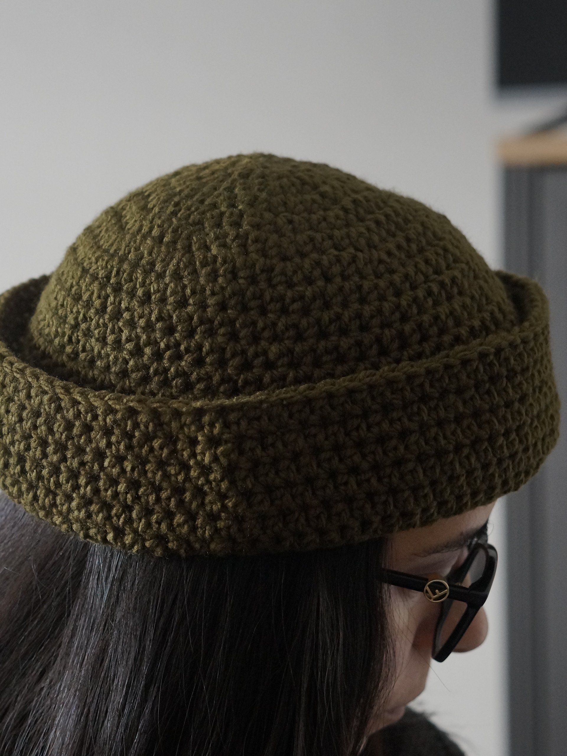 Half double crochet sailor hat Crochet pattern product image (5)