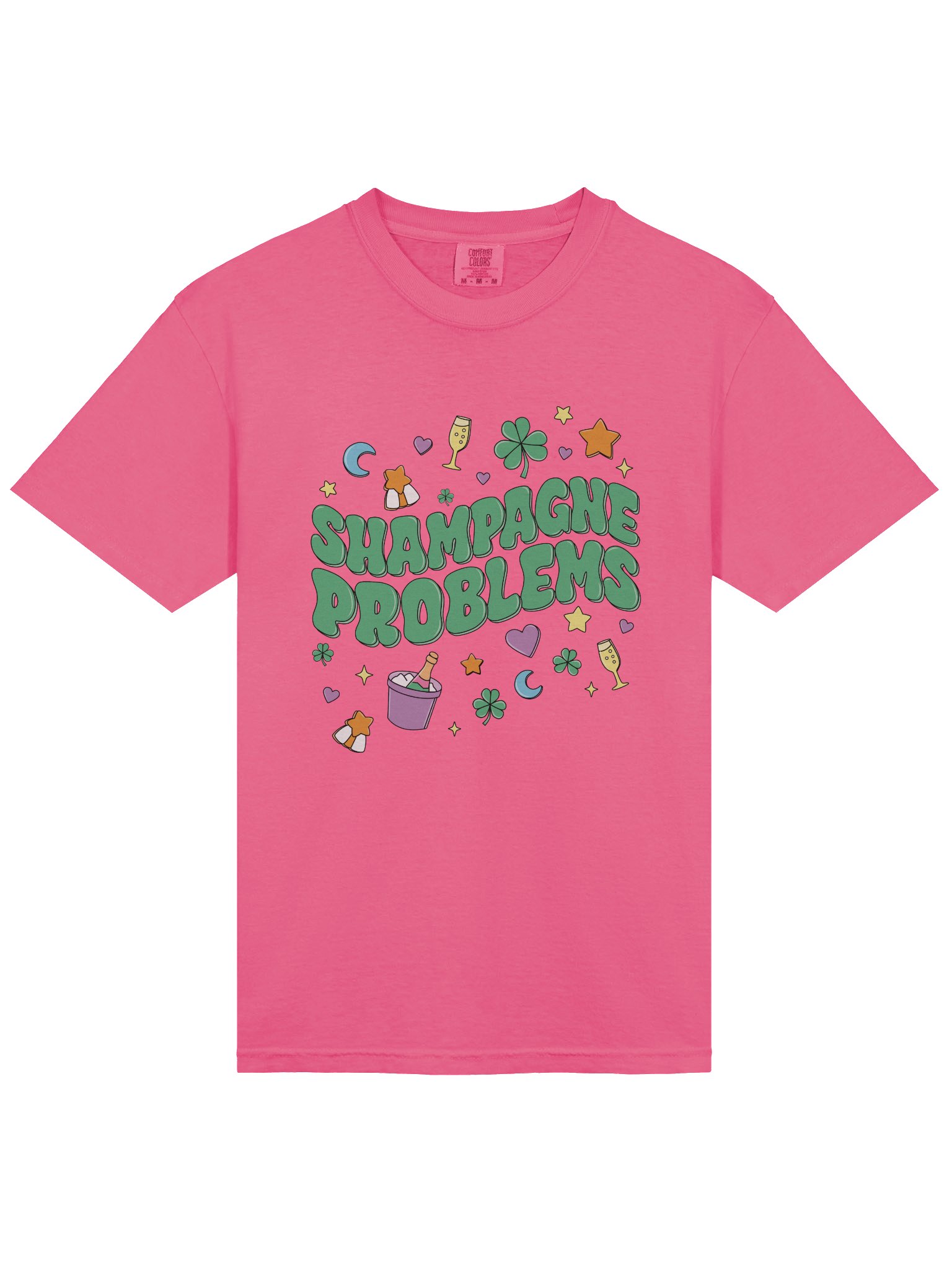 Shampagne Problems Pink T-Shirt product image (4)
