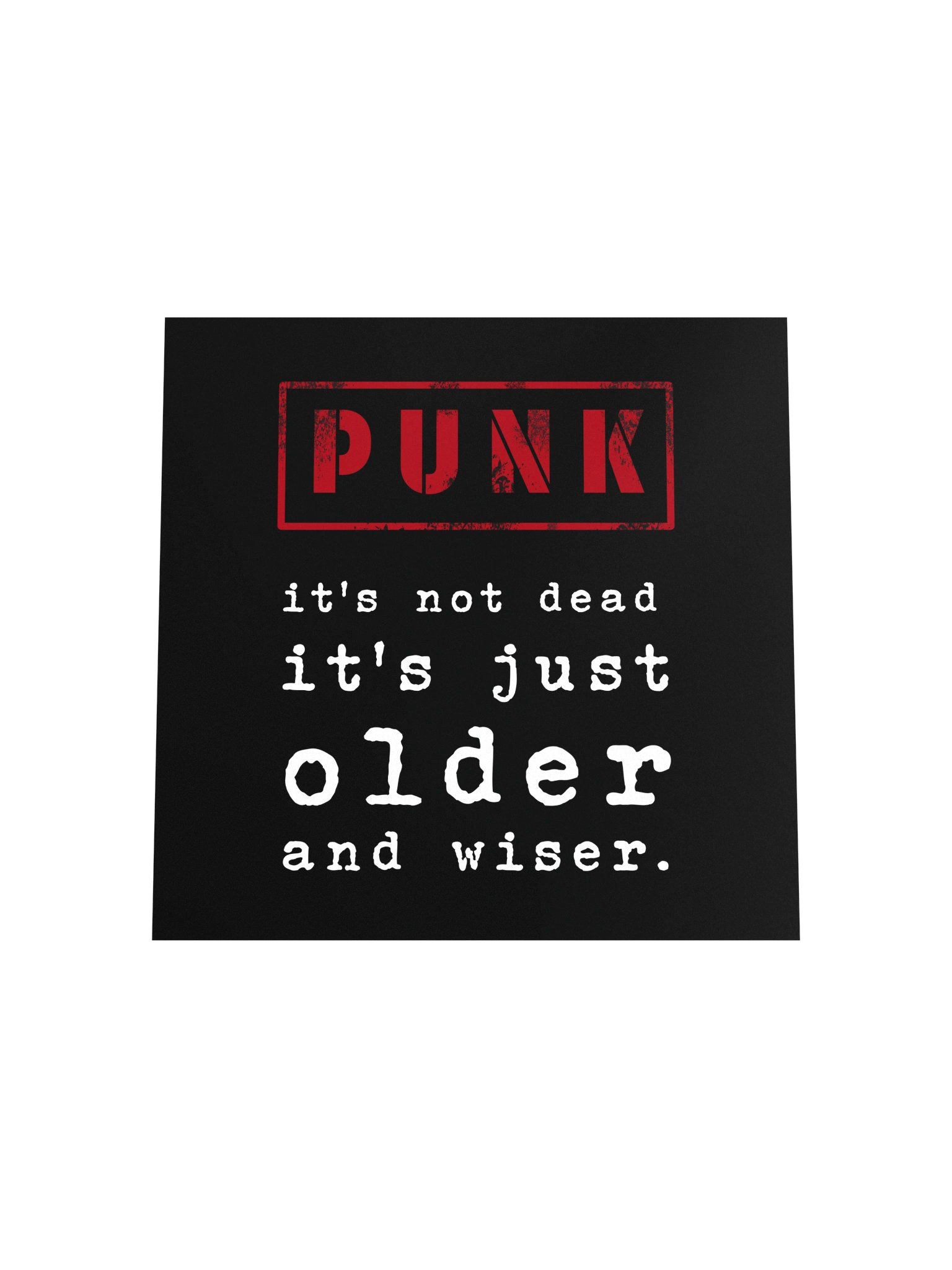 PUNK: Older and Wiser Poster product image (16)