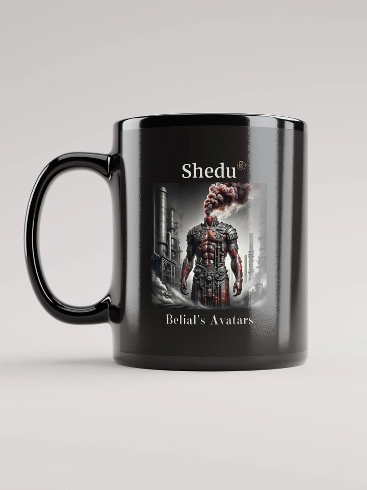 Supernal Shedu | Black Glossy Mug product image (2)