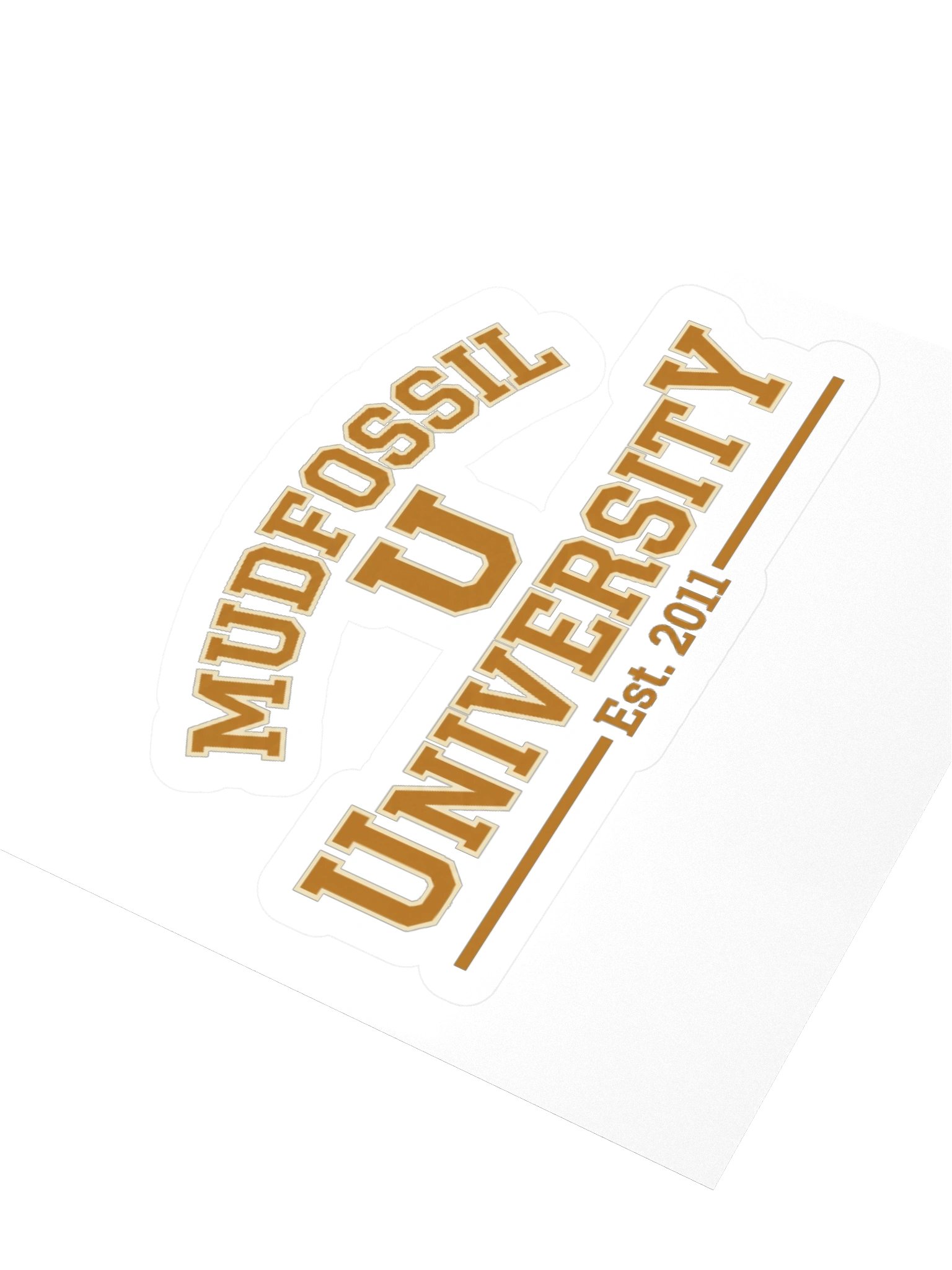 Mudfossil University Crest Sticker product image (9)