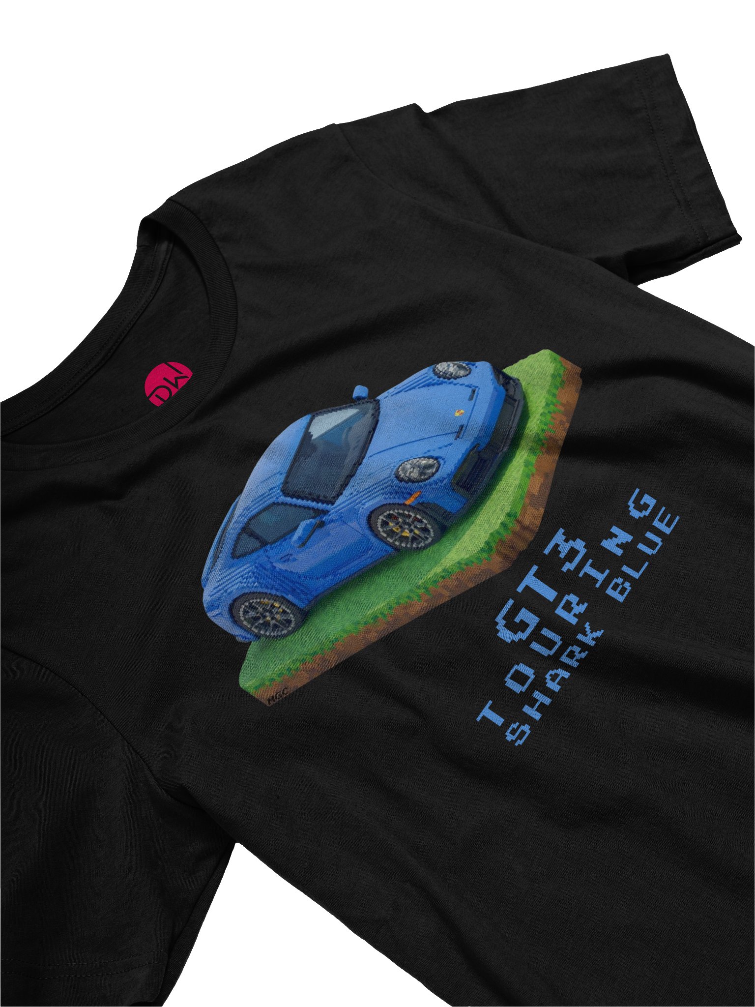 Shark Blue Porsche 911 GT3 Touring Shirt (Pixel, Retro, Minecraft) product image (22)