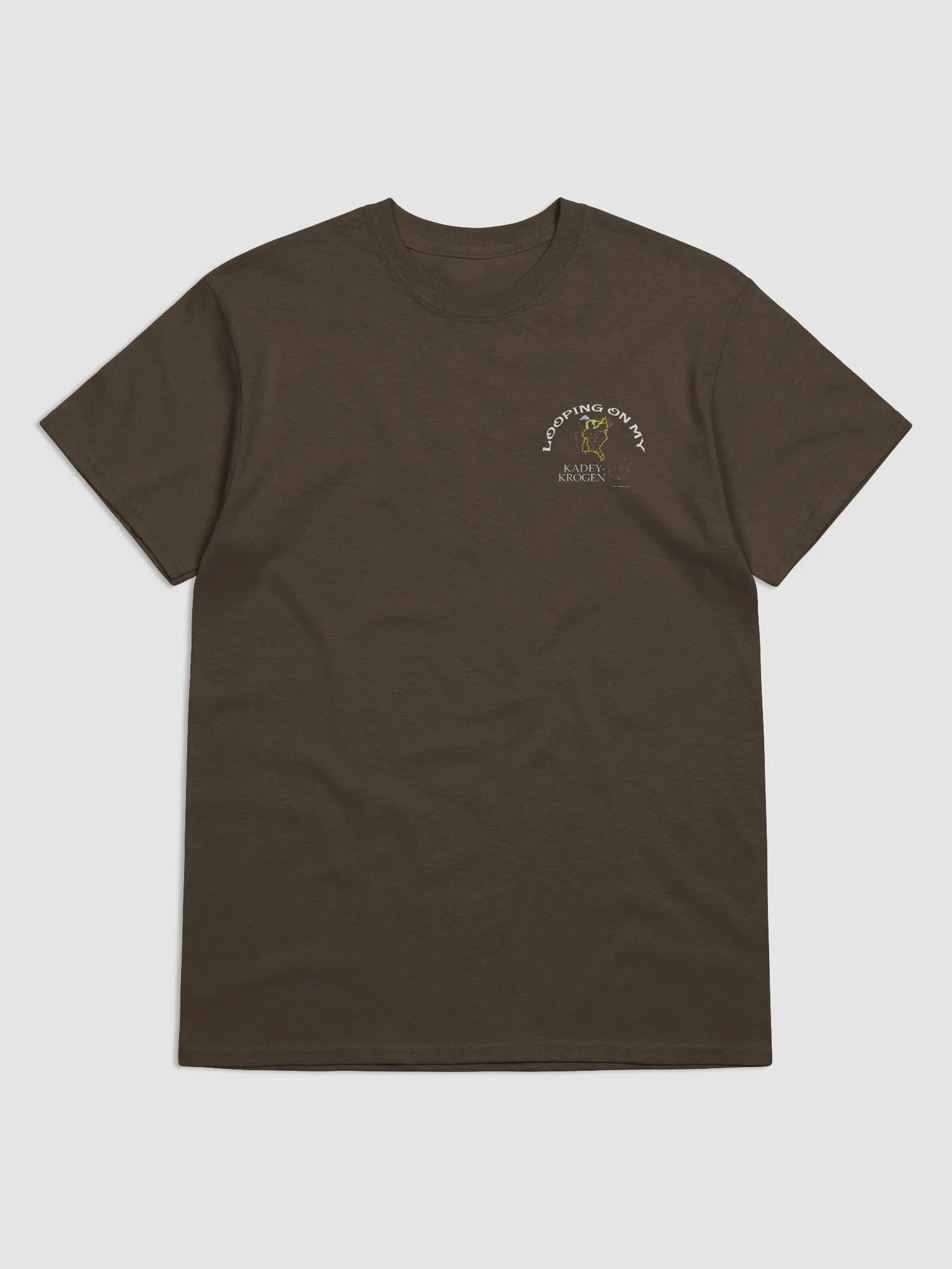 Looping On My Kadey-Krogan - T-Shirt - Dark Shirt w/White Logo product image (2)