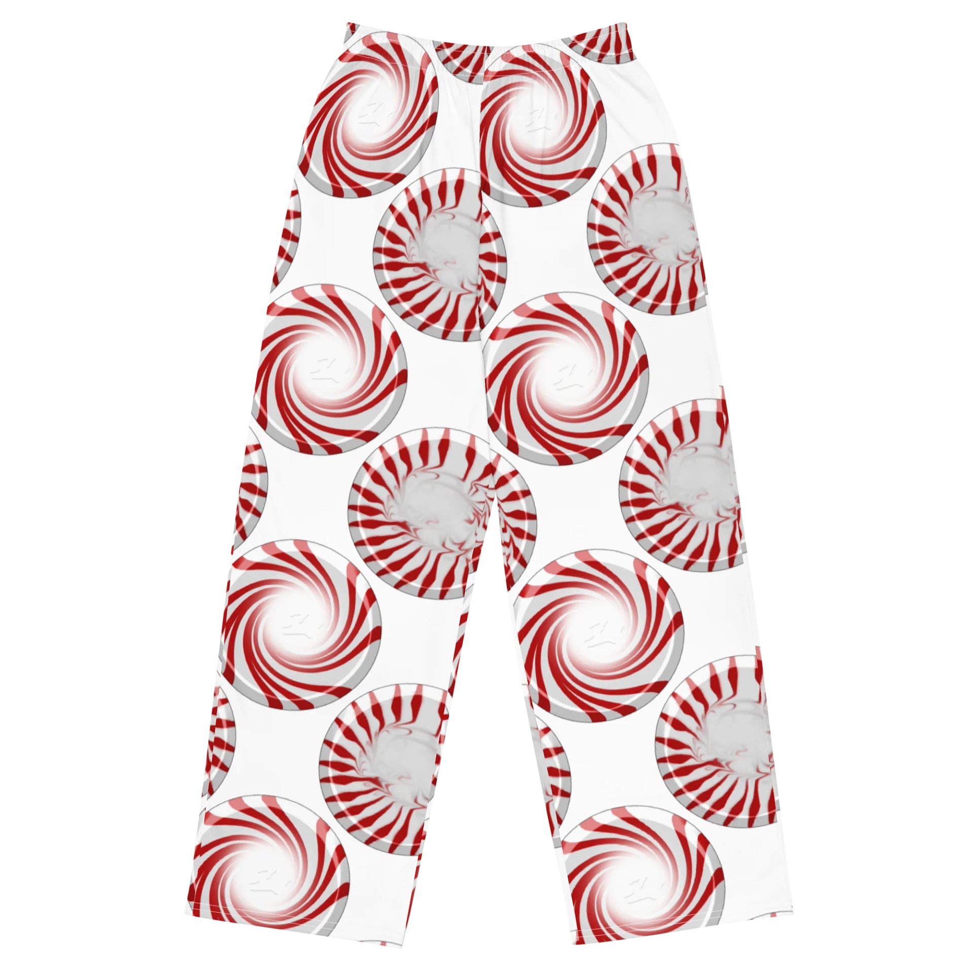 Peppermint Candy Pattern Wide Leg Pants product image (1)