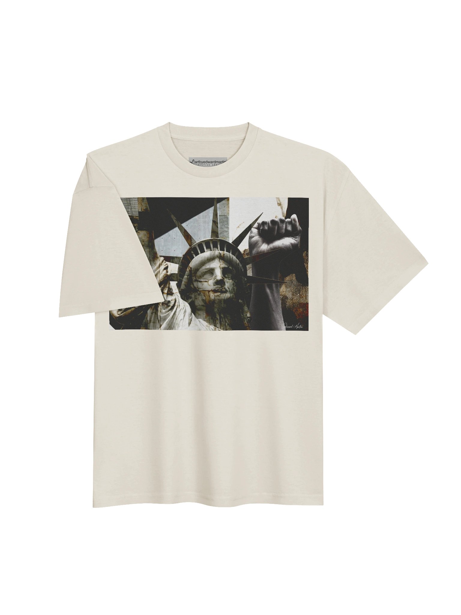 Before It's Too Late-Stand UP by Edward Martin Oversized Tee product image (5)