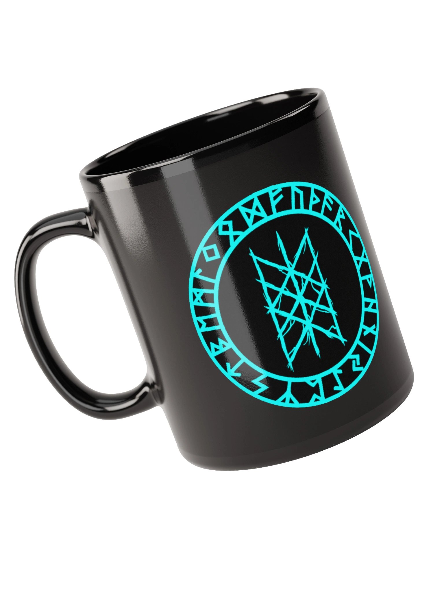 Live Laugh Let It Burn Glossy Black Mug product image (6)