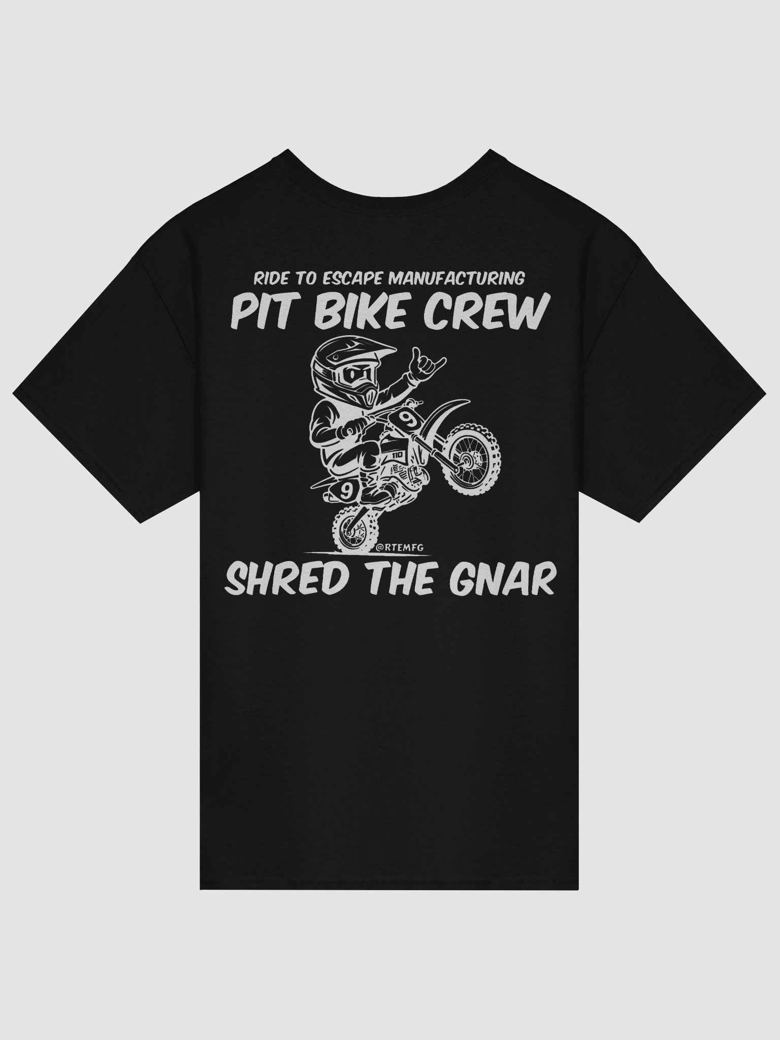 RTE PIT BIKE CREW BLK SHIRT product image (4)