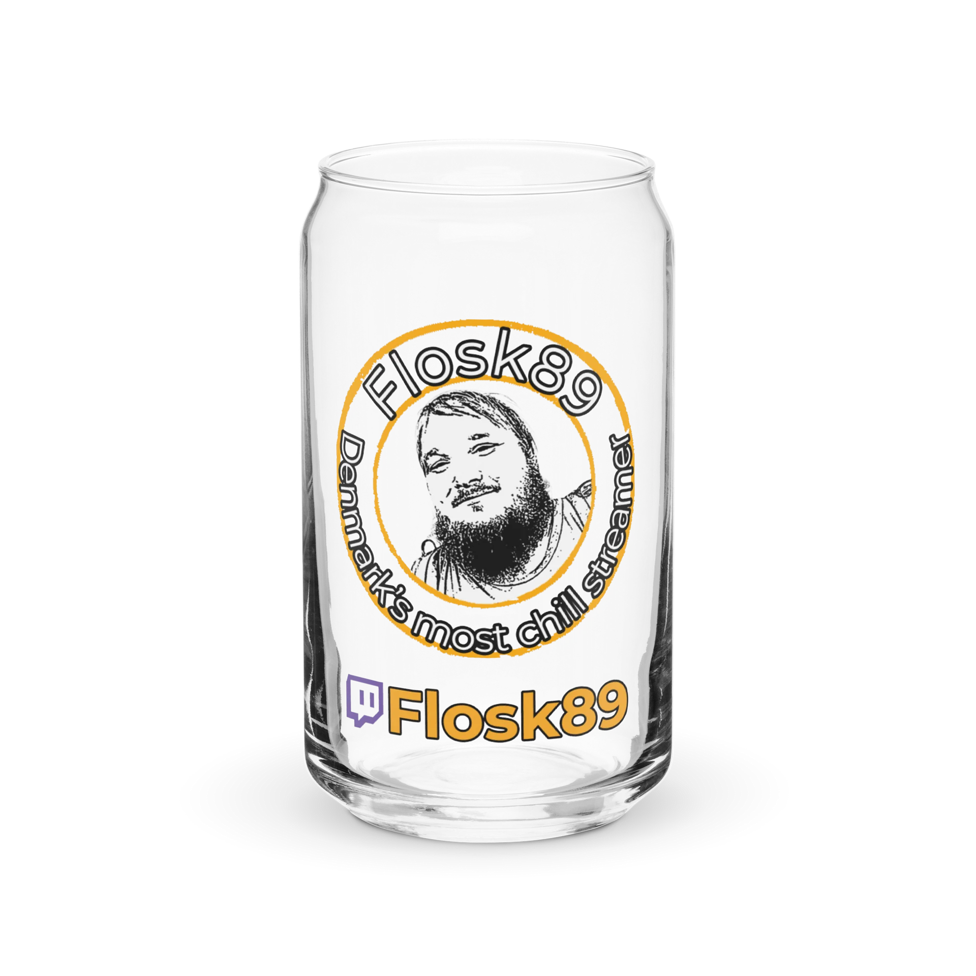 Flosk89 Logo on a glass! product image (1)