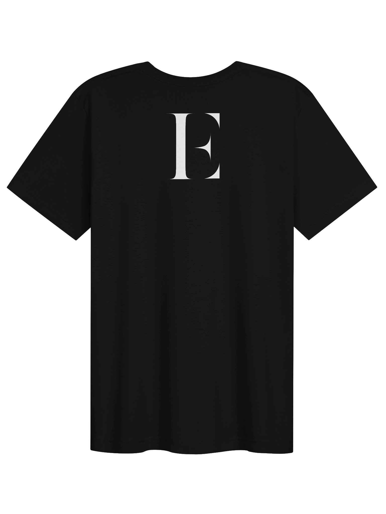 Shoulder Monogram Crew Tee — Black product image (2)