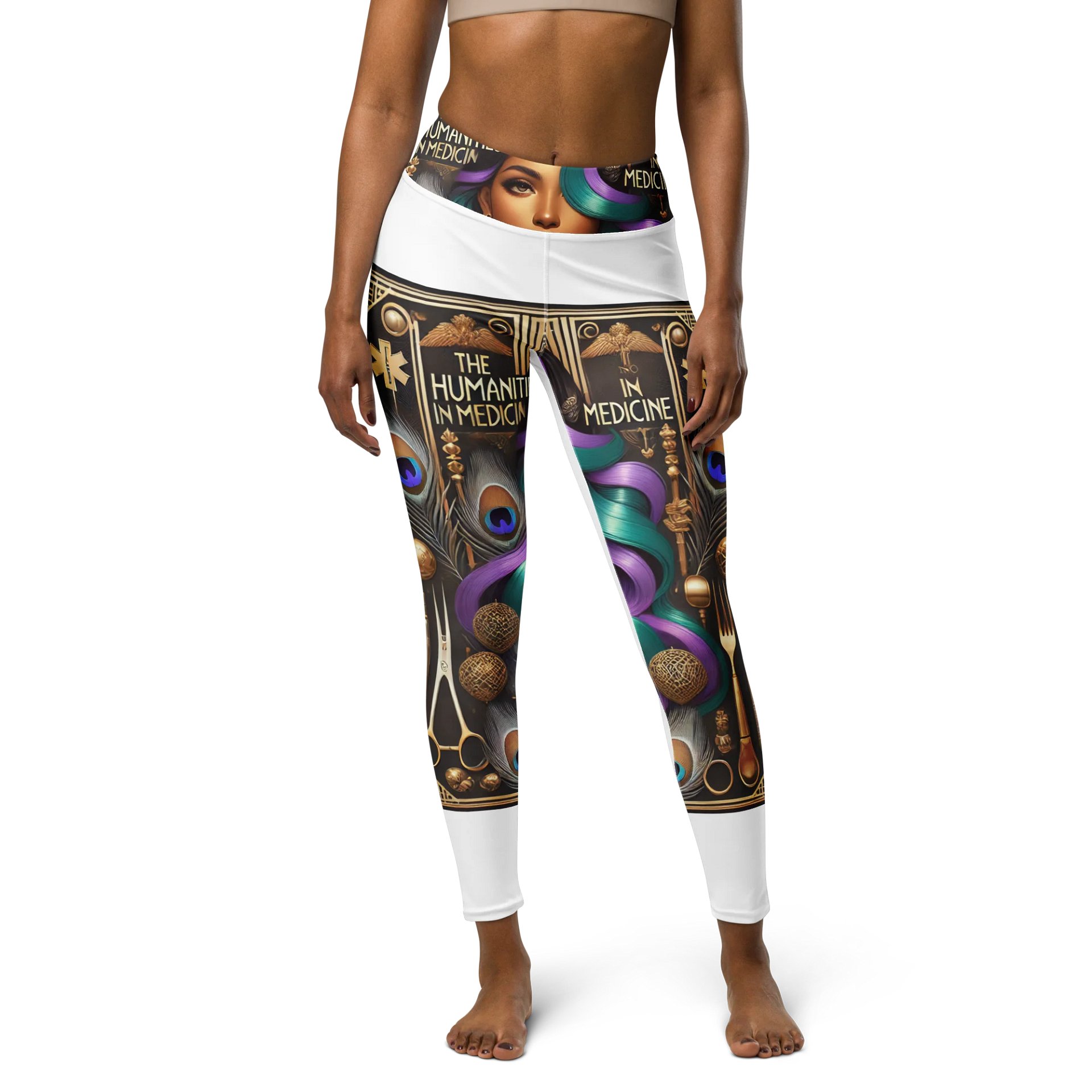 Humanities In Medicine Healthcare Honey Fusion Yoga Leggings product image (1)