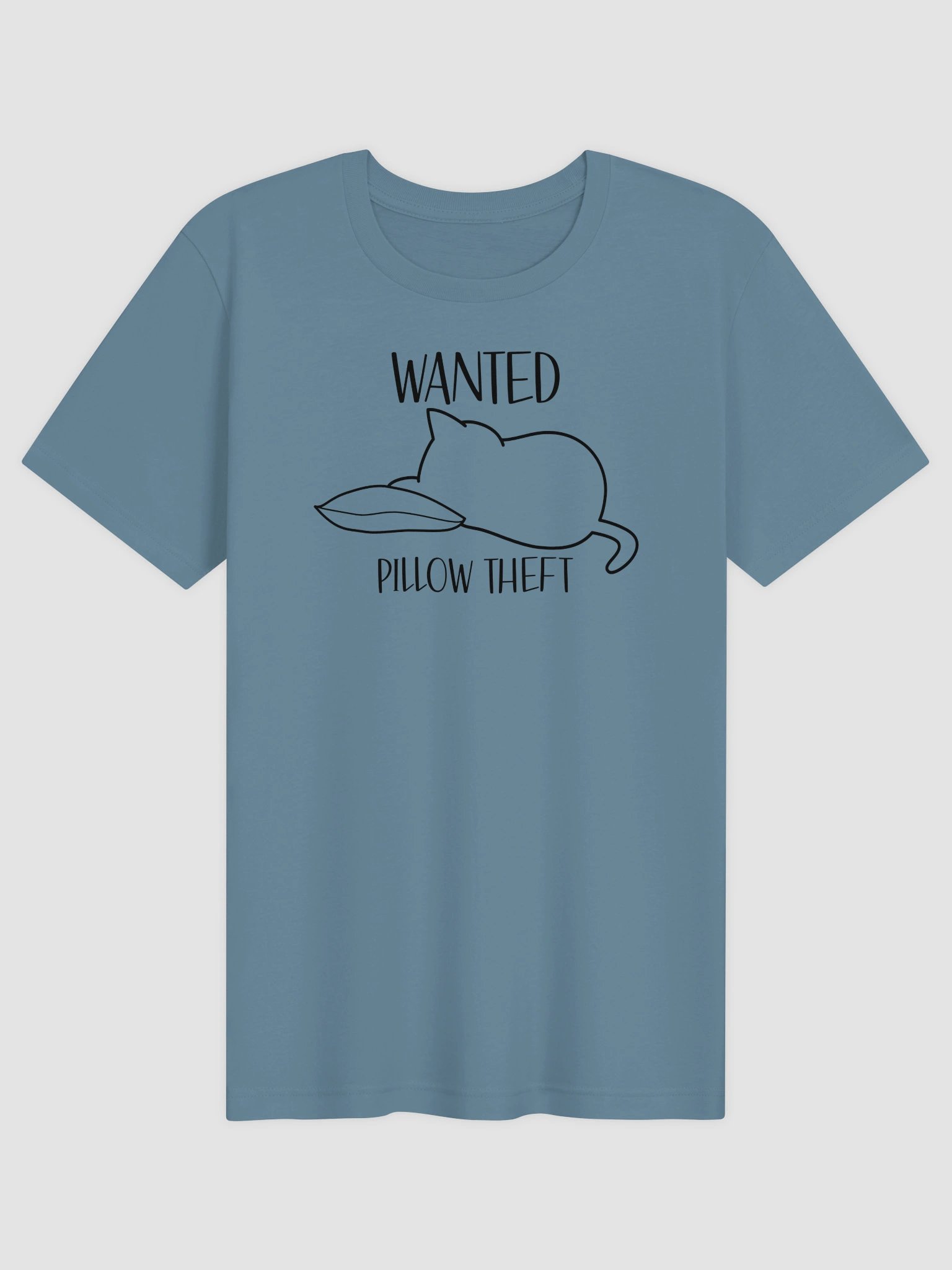Wanted (Pillow Theft - Black Print) - Unisex Adult Super Soft Lightweight T-shirt product image (1)