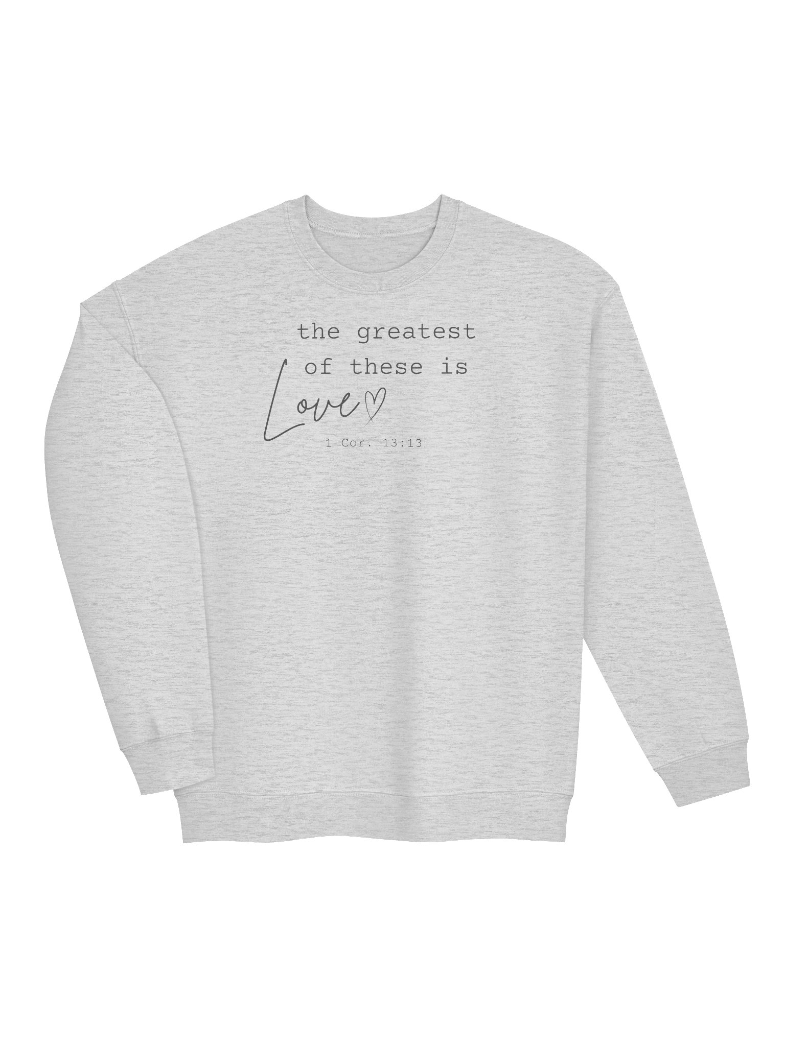 The Greatest of These is Love - Cozy Crewneck Sweatshirt product image (3)