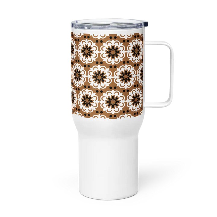 Vintage Floral Symphony 25 oz Travel Mug product image (1)