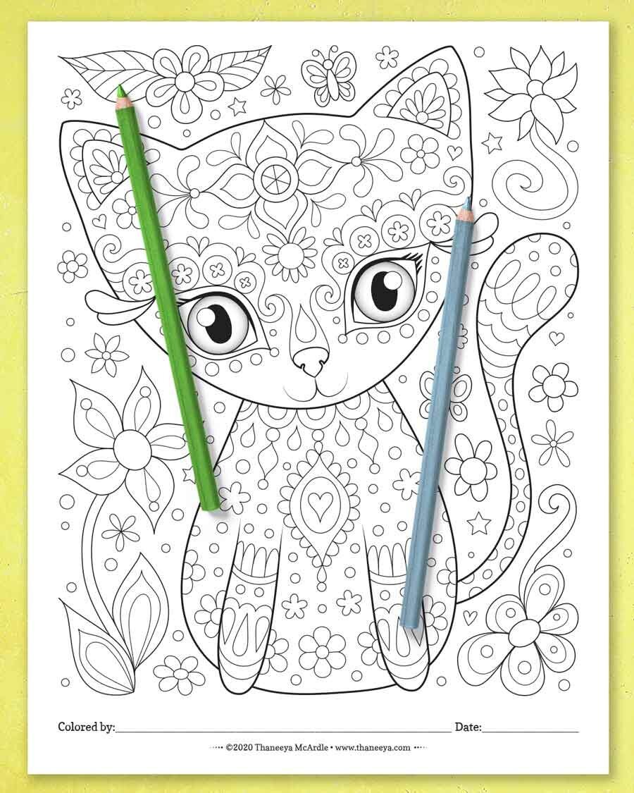 Happy Hodgepodge Coloring Pages product image (6)