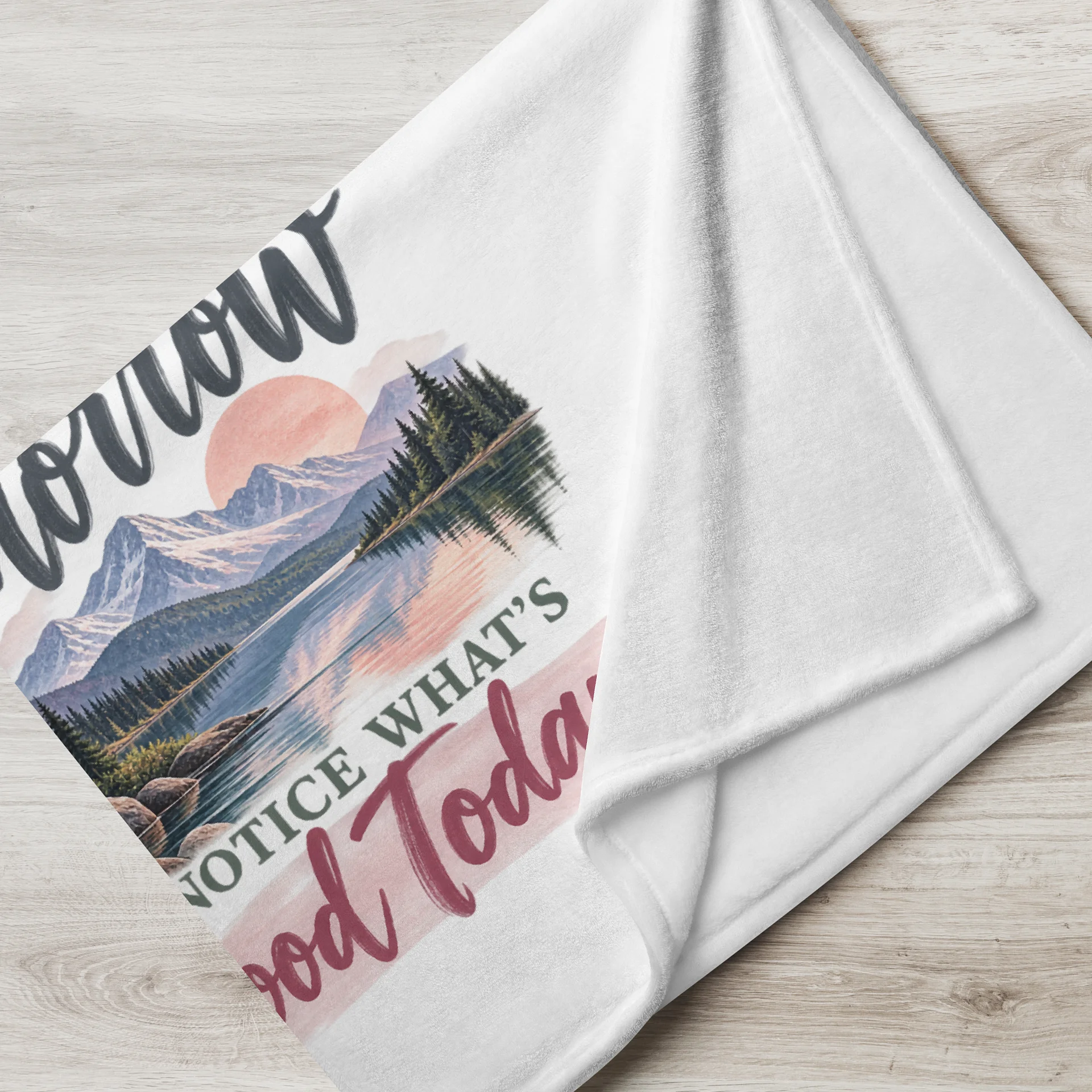 Don't Wait for a Better Tomorrow Throw Blanket product image (7)