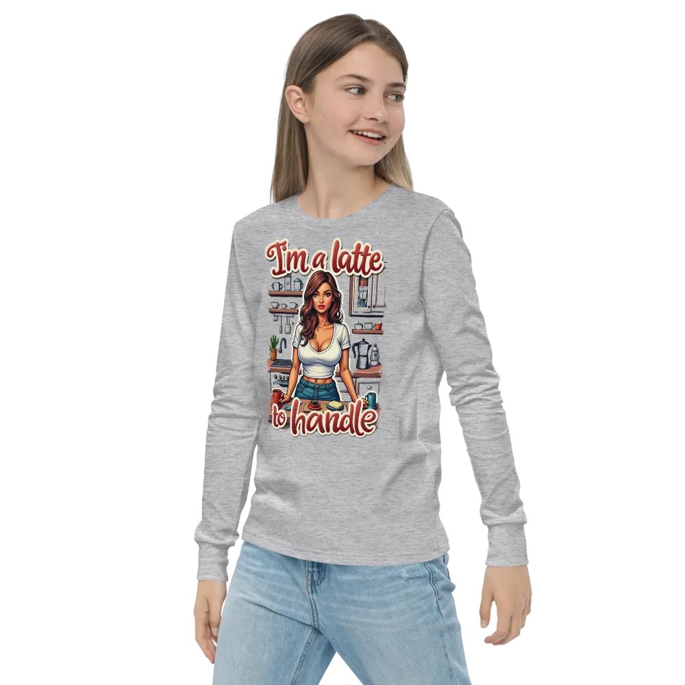 Latte Lover's Latte to Handle Long Sleeve Tee product image (21)