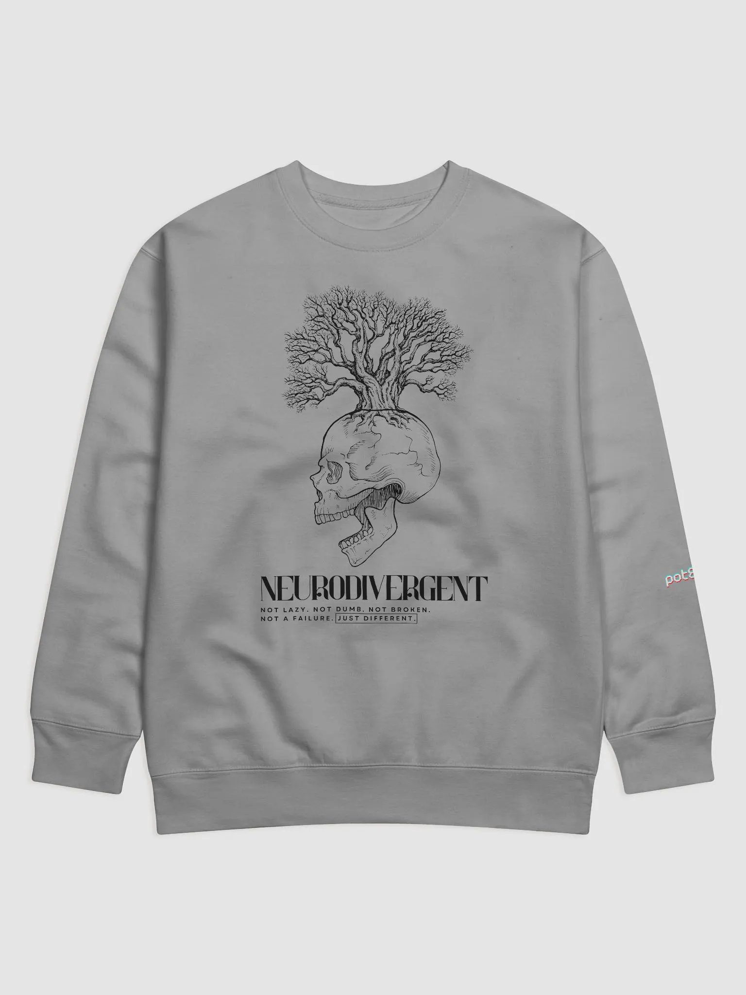 NEURODIVERGENT SKULL premium sweatshirt product image (1)