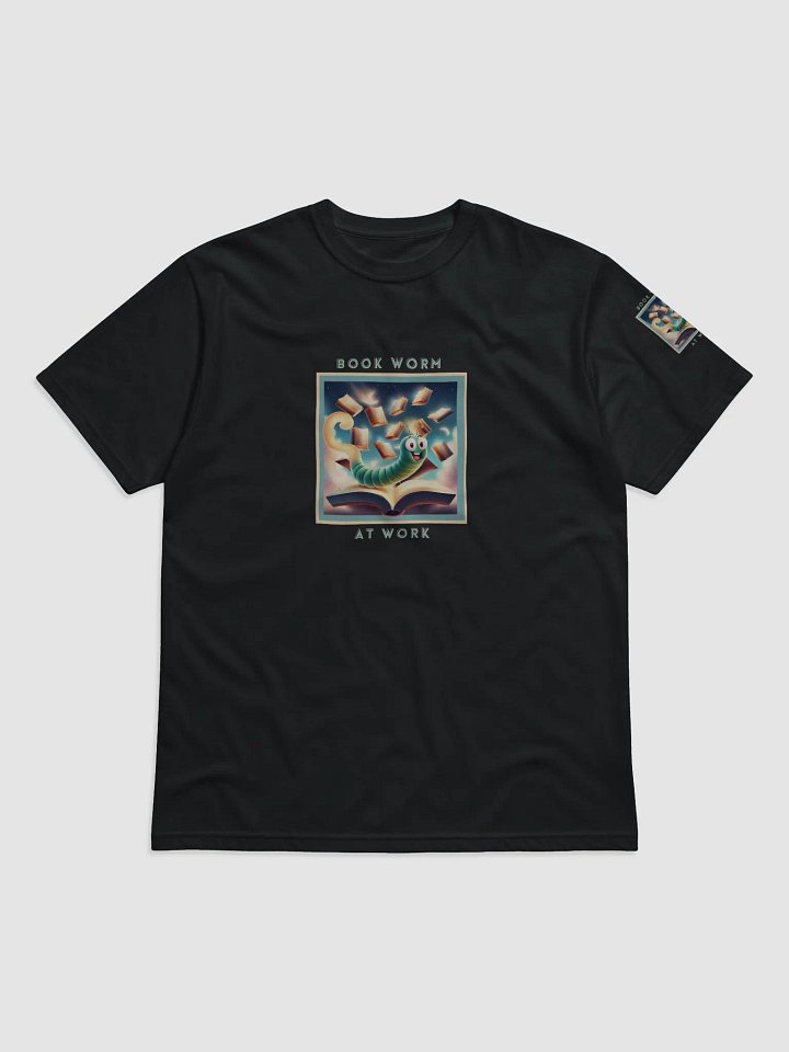 Book Worm at Work Econcious Unisex T-shirt product image (1)